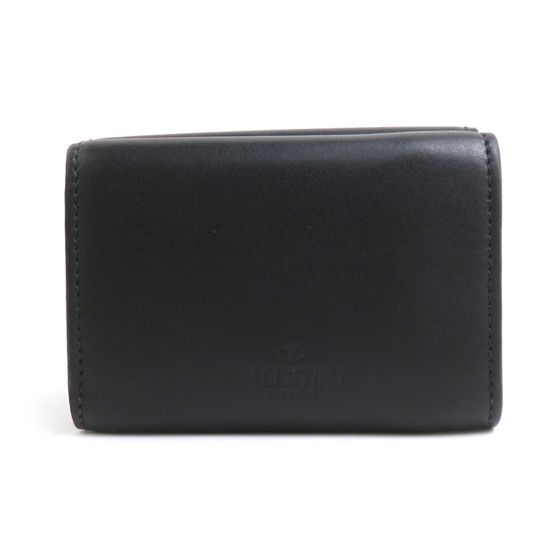 Valentino Garavani Tri-fold Wallet Leather Men's