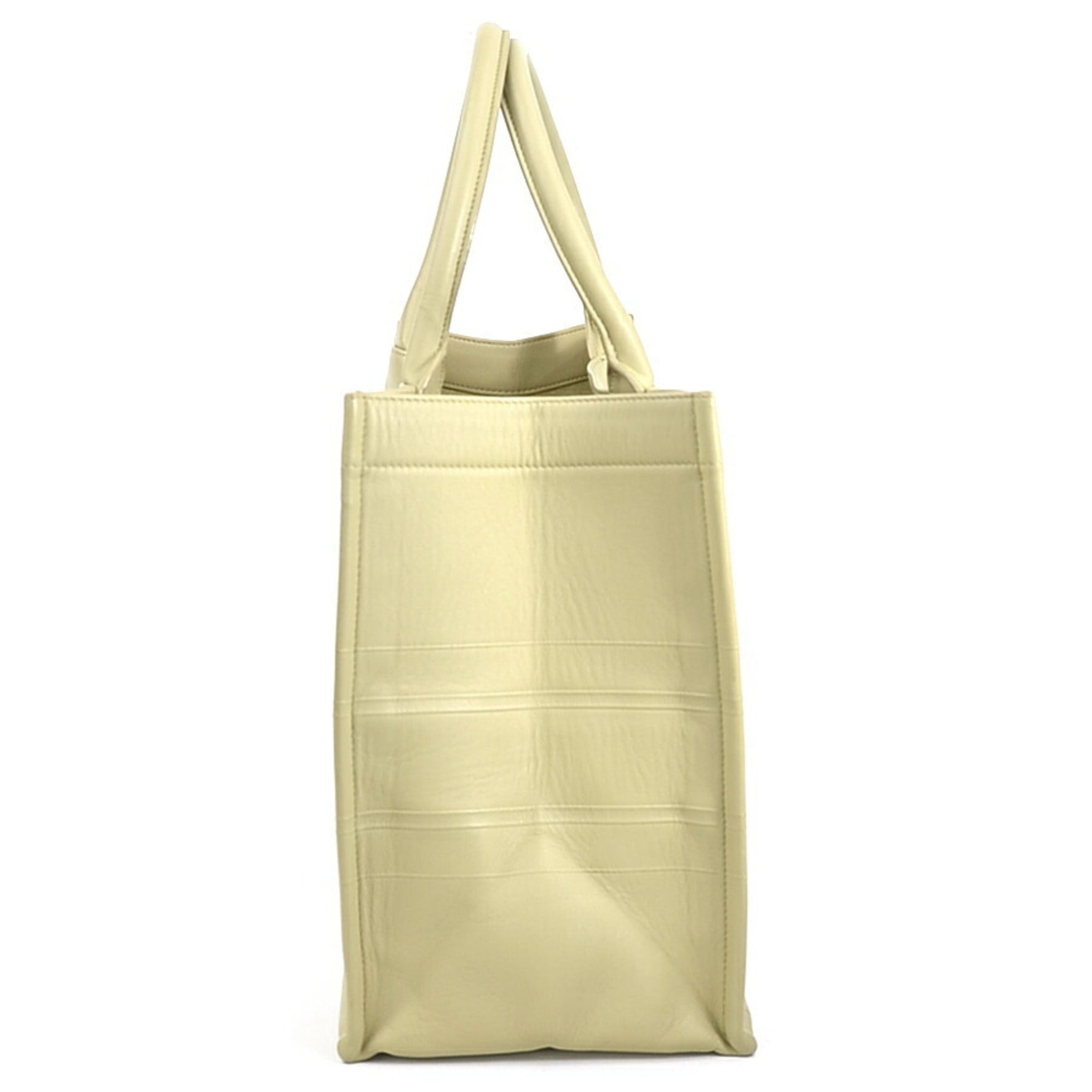 Christian Dior handbag book tote medium leather