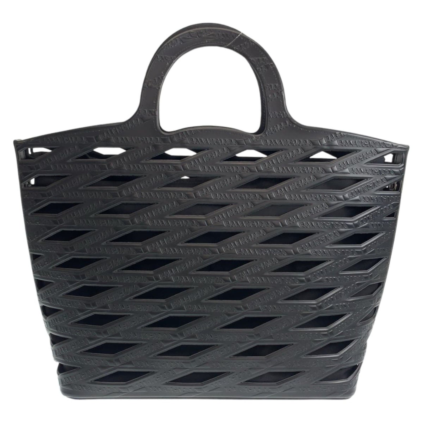 BALENCIAGA Neo Basket Black Tote Bag Shoulder Men's