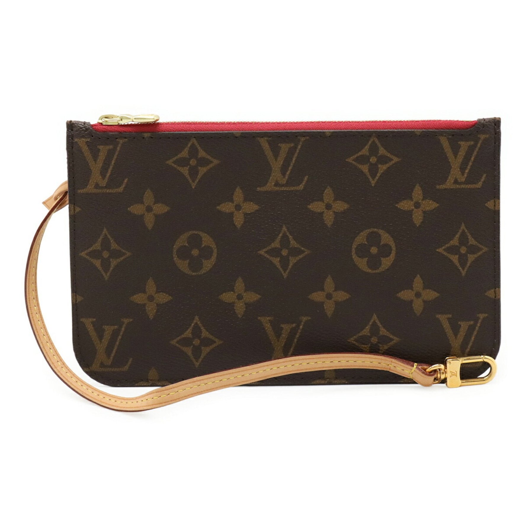 Louis Vuitton Monogram Neverfull PM Pouch, Multi-Pouch, Pivoine