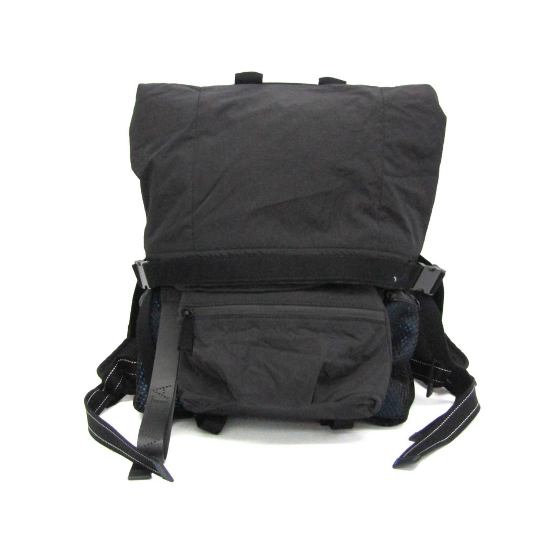 Bottega Veneta Nylon,Polyester Backpack Black,Blue
