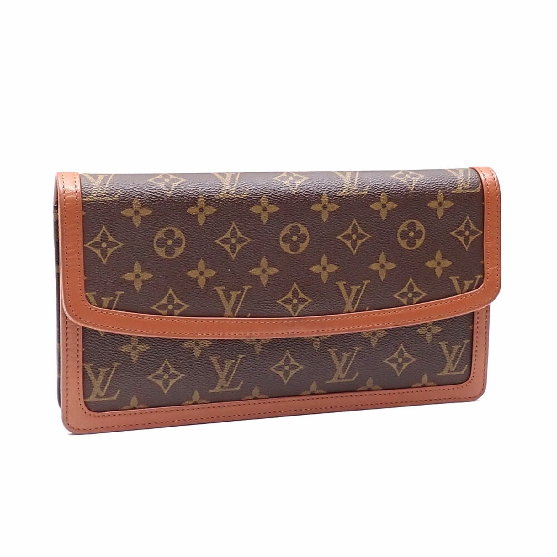Louis Vuitton Monogram Pochette Dame GM Clutch Bag Second Edition