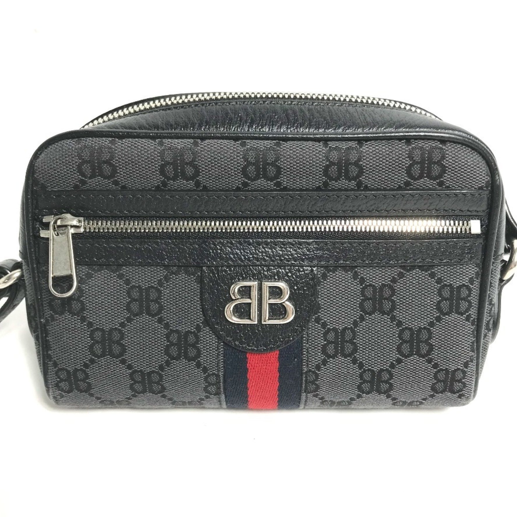 GUCCI Balenciaga Hacker Project GG Pochette Shoulder Bag in Canvas/Leather