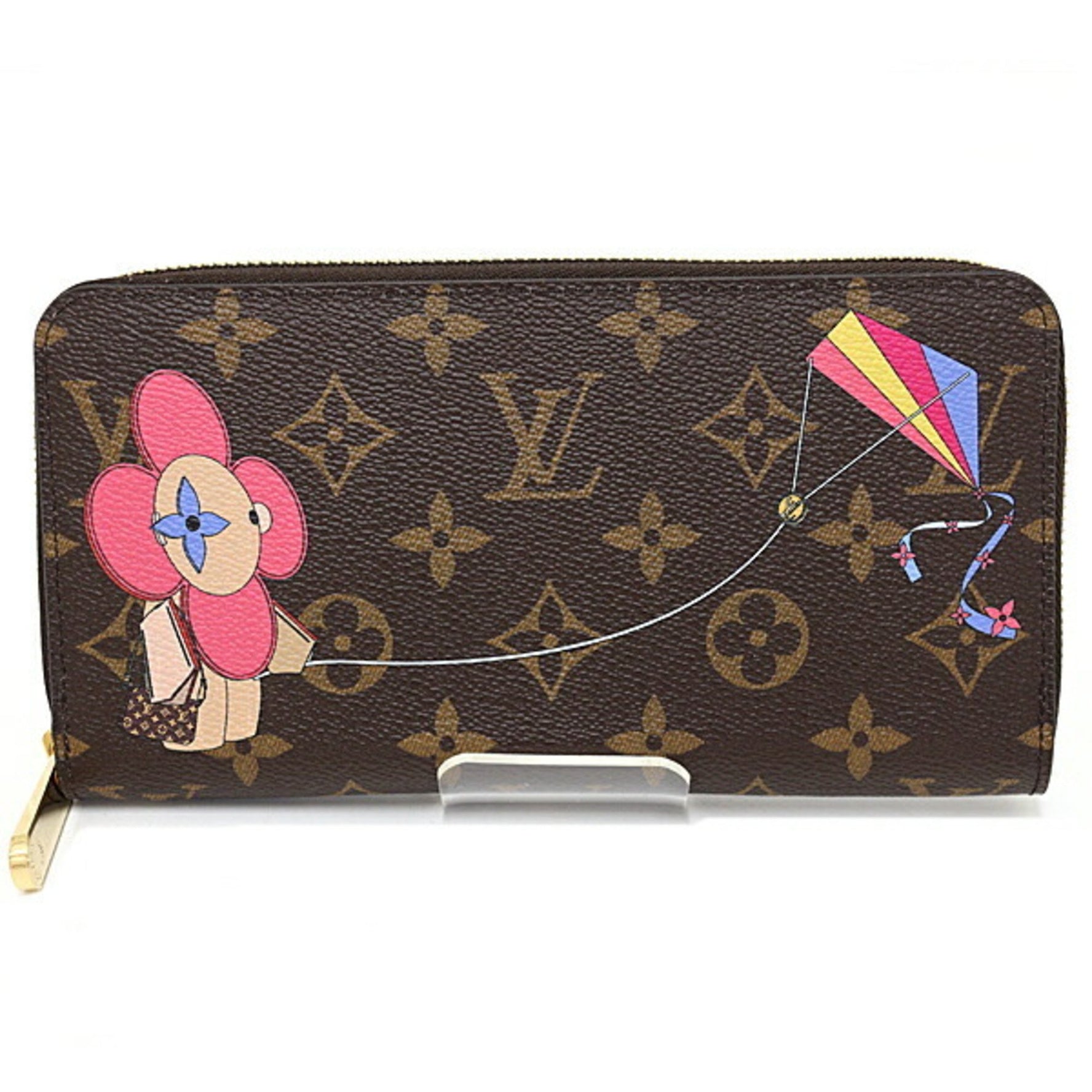 Louis Vuitton Zippy Vivienne Day Limited Round Long Wallet Rose Ballerine A