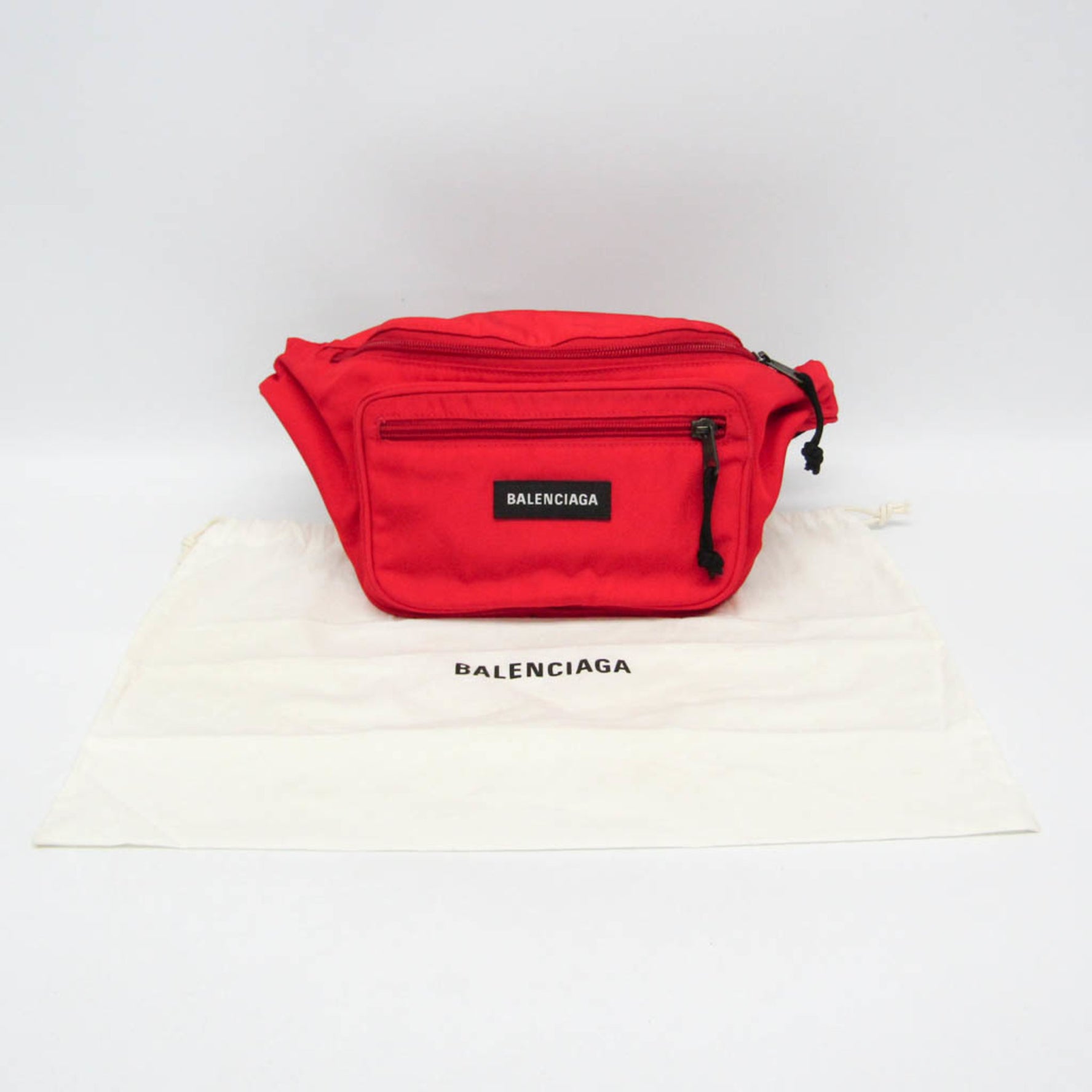 Balenciaga Explorer Nylon Belt Bag Women,Men Nylon Canvas Sling Bag Black,Red Color
