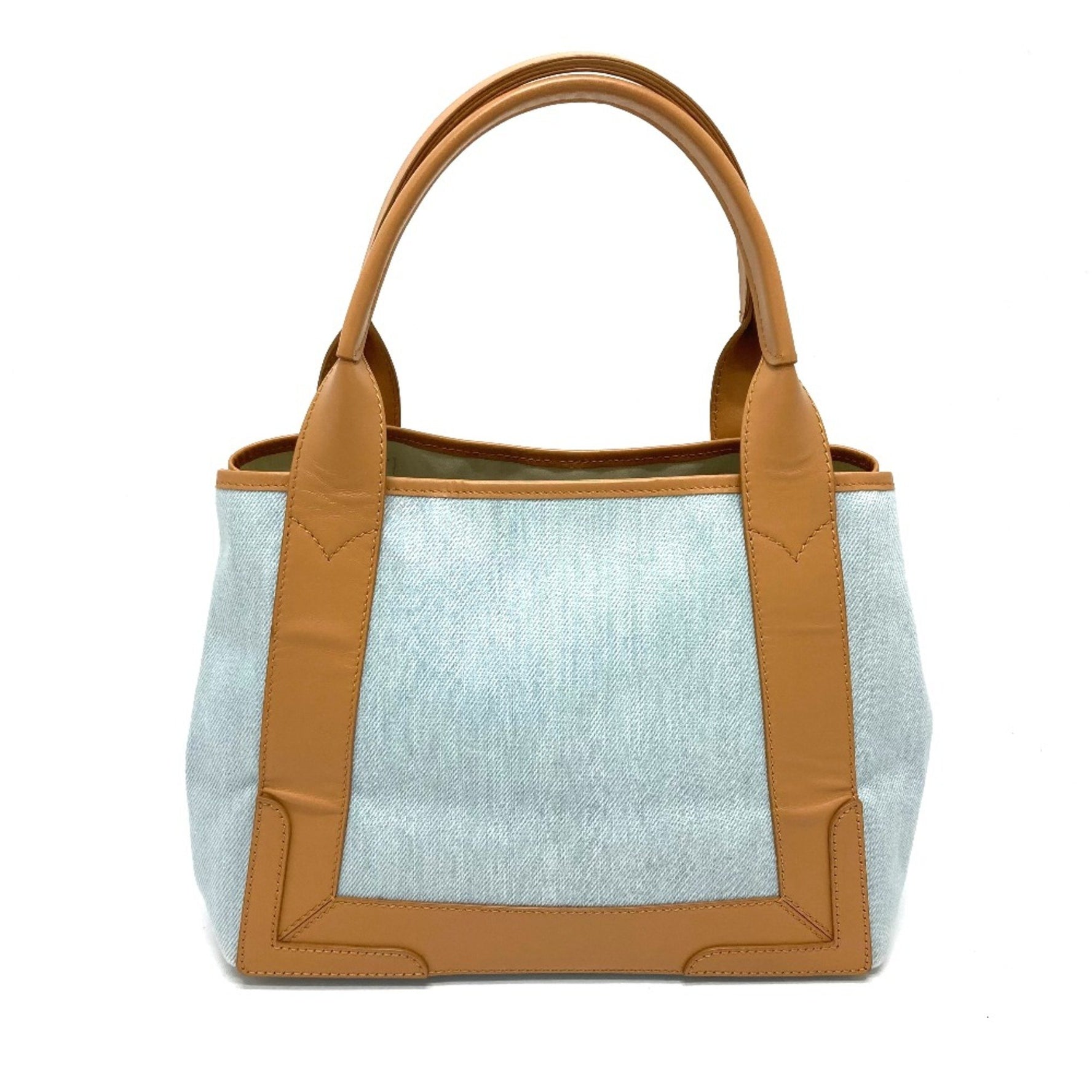 Balenciaga Logo print Bag Hand Bag Tote Bag Light blue