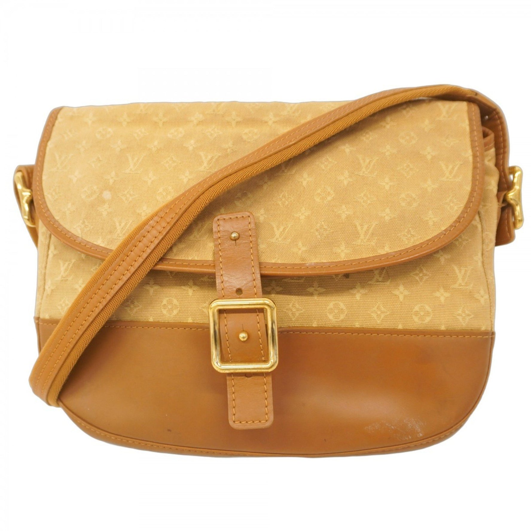 Louis Vuitton Monogram Mini Bérangère Shoulder Bag M92674 Beige Women's