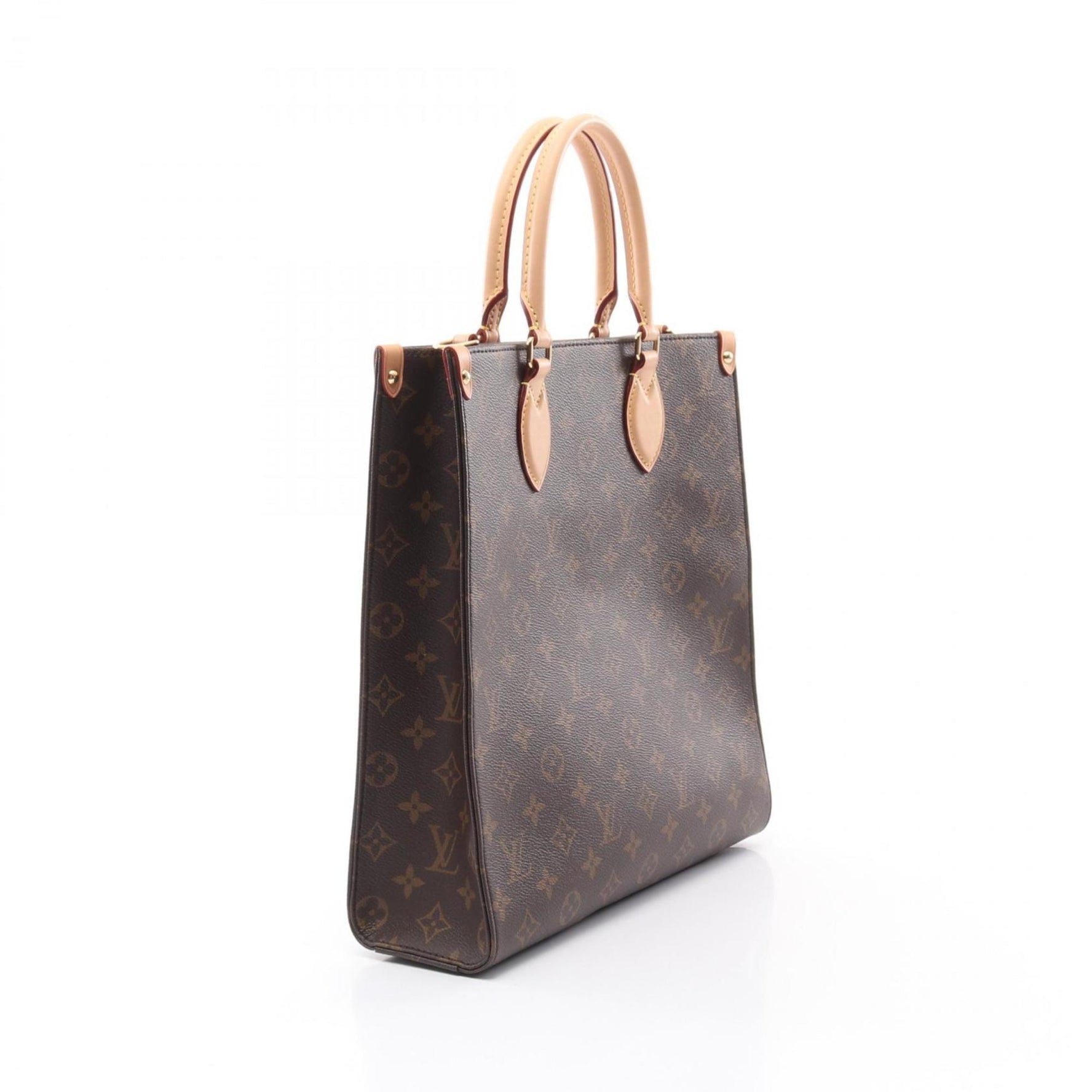 Louis Vuitton Sac Plat PM Tote Bag, Coated Canvas and Leather, Monogram
