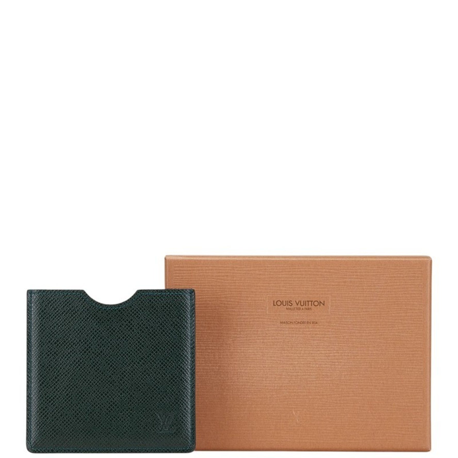 Louis Vuitton Taiga Floppy Disk Case Card Leather