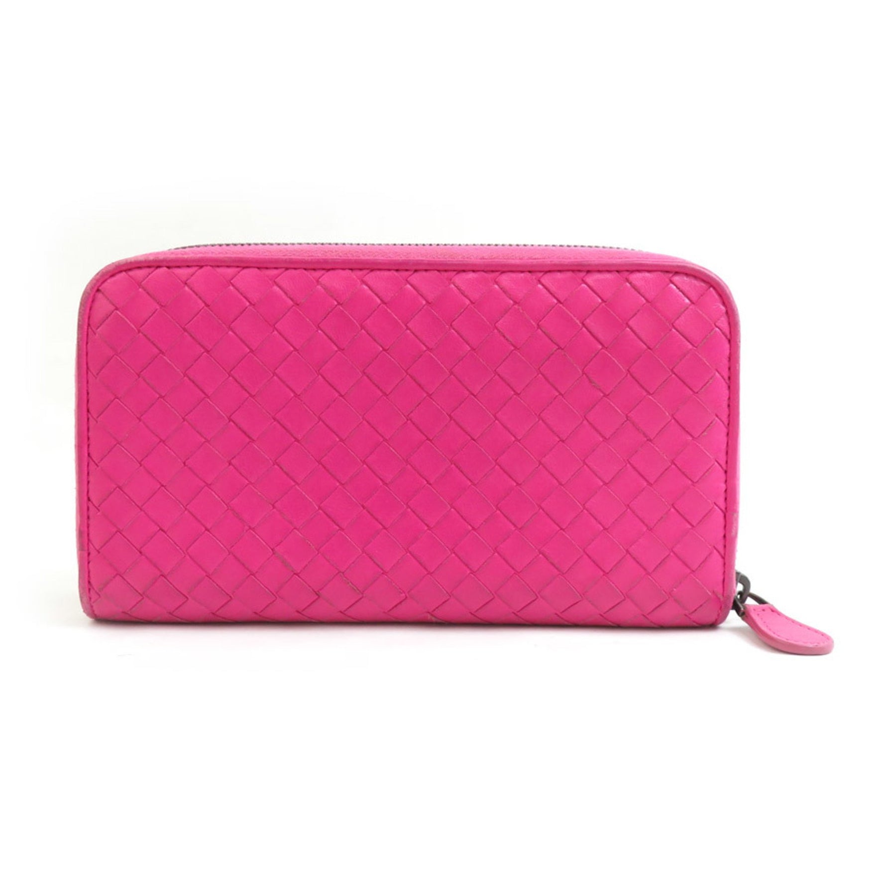 Bottega Veneta round long wallet in intrecciato leather item number