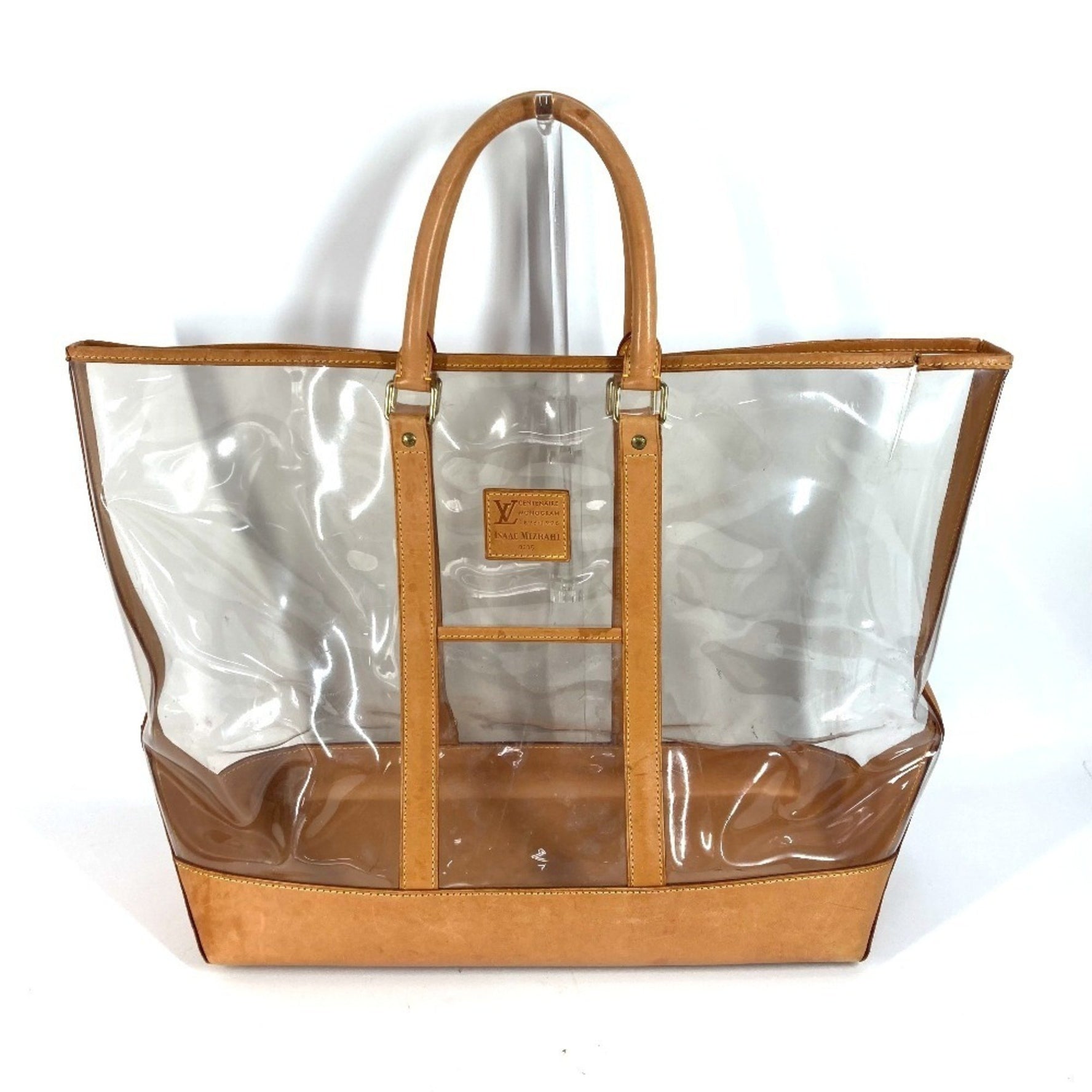 Louis Vuitton Bag SEVEN DESIGNERS Isaac Mizrahi Shoulder Limited Edition Tote Vinyl Leather Men's Clear