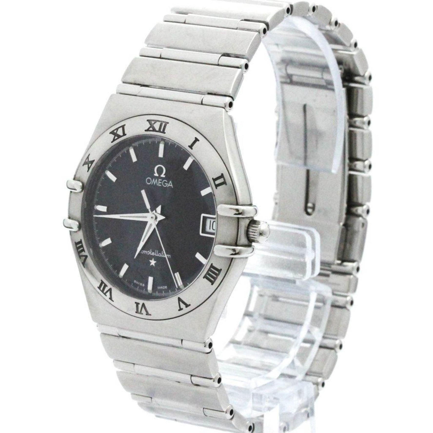 Polished OMEGA Constellation Stainless Steel Quartz Mens Watch 1512.40 BF579226