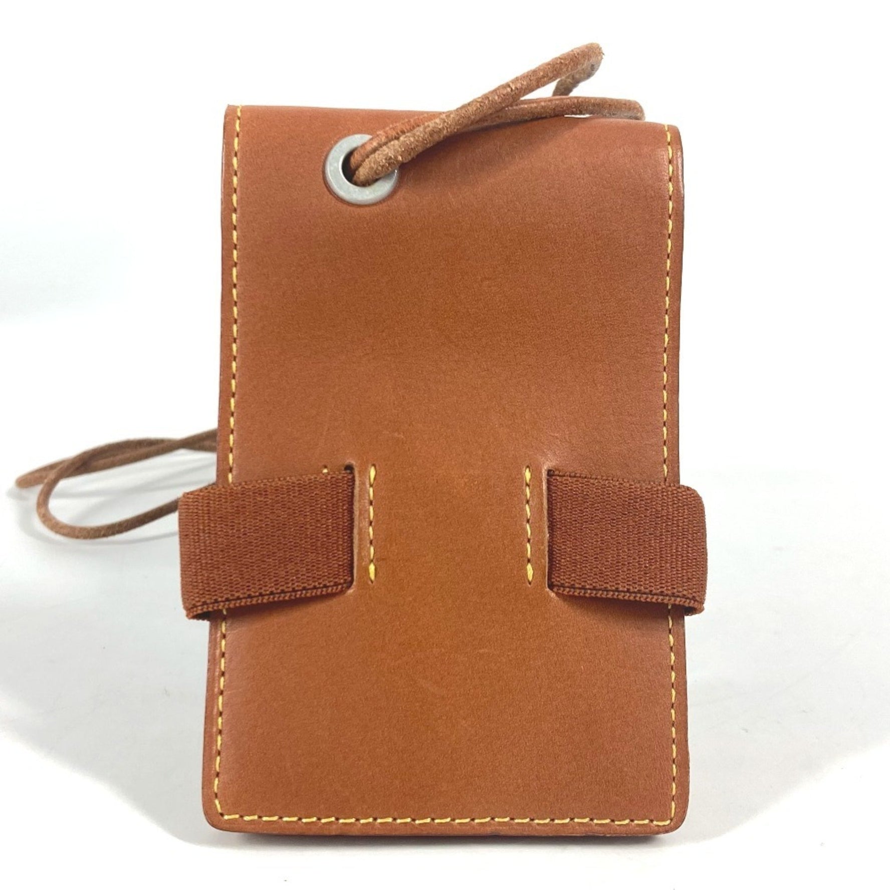 Louis Vuitton Nomad Business Card Holder/Card Case with Strap ID Holder Pass Leather Men's