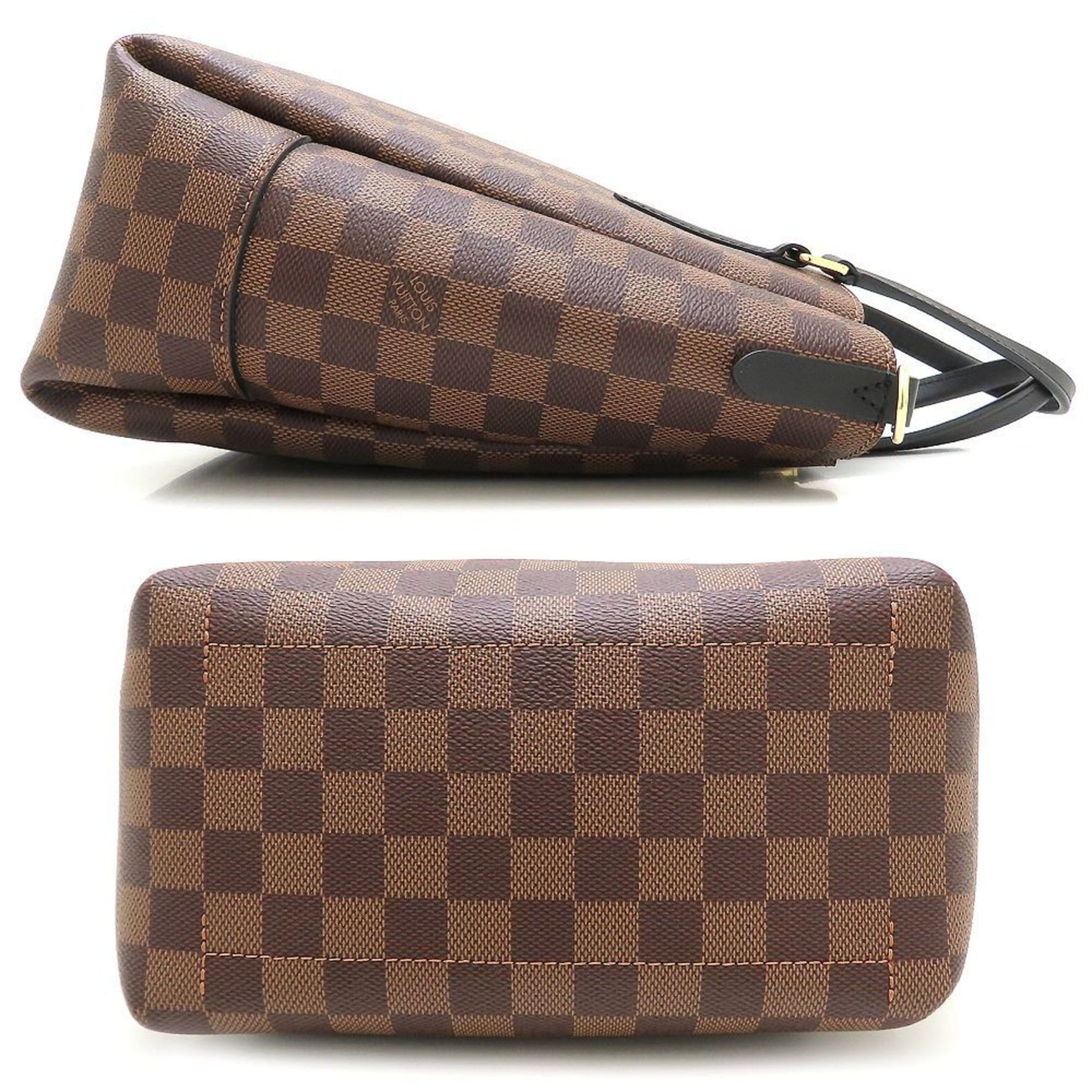 Louis Vuitton Damier Belmont NV BB Handbag, Ebene Noir