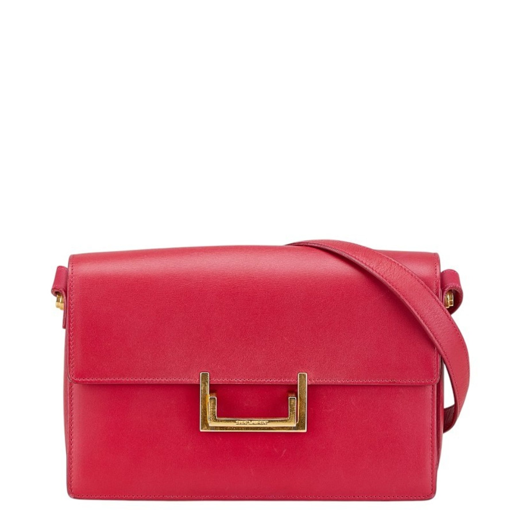 Saint Laurent shoulder bag pink leather women's SAINT LAURENT