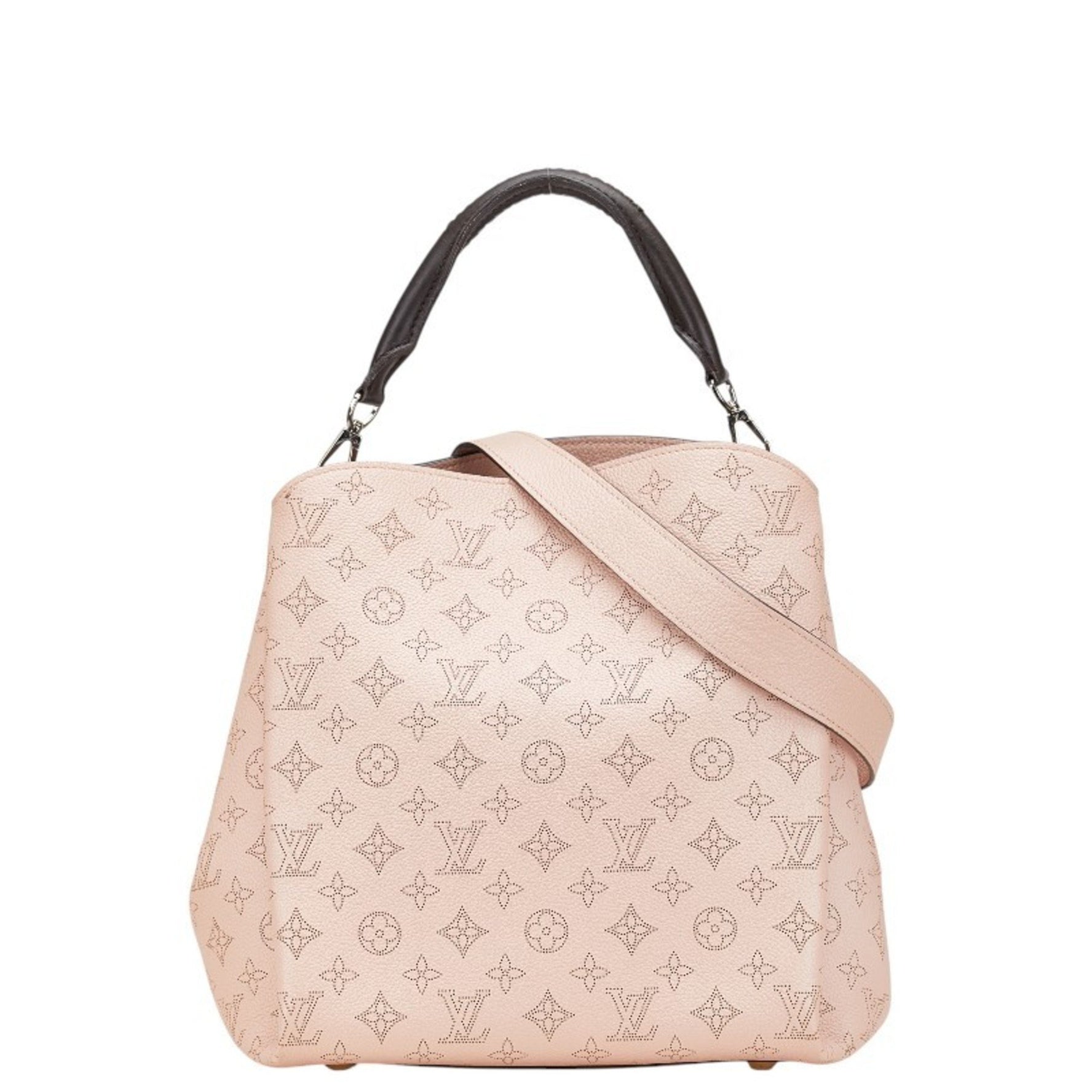 Louis Vuitton Monogram Mahina Babylon PM Handbag/Shoulder Bag, Magnolia Pink Leather, LOUIS VUITTON