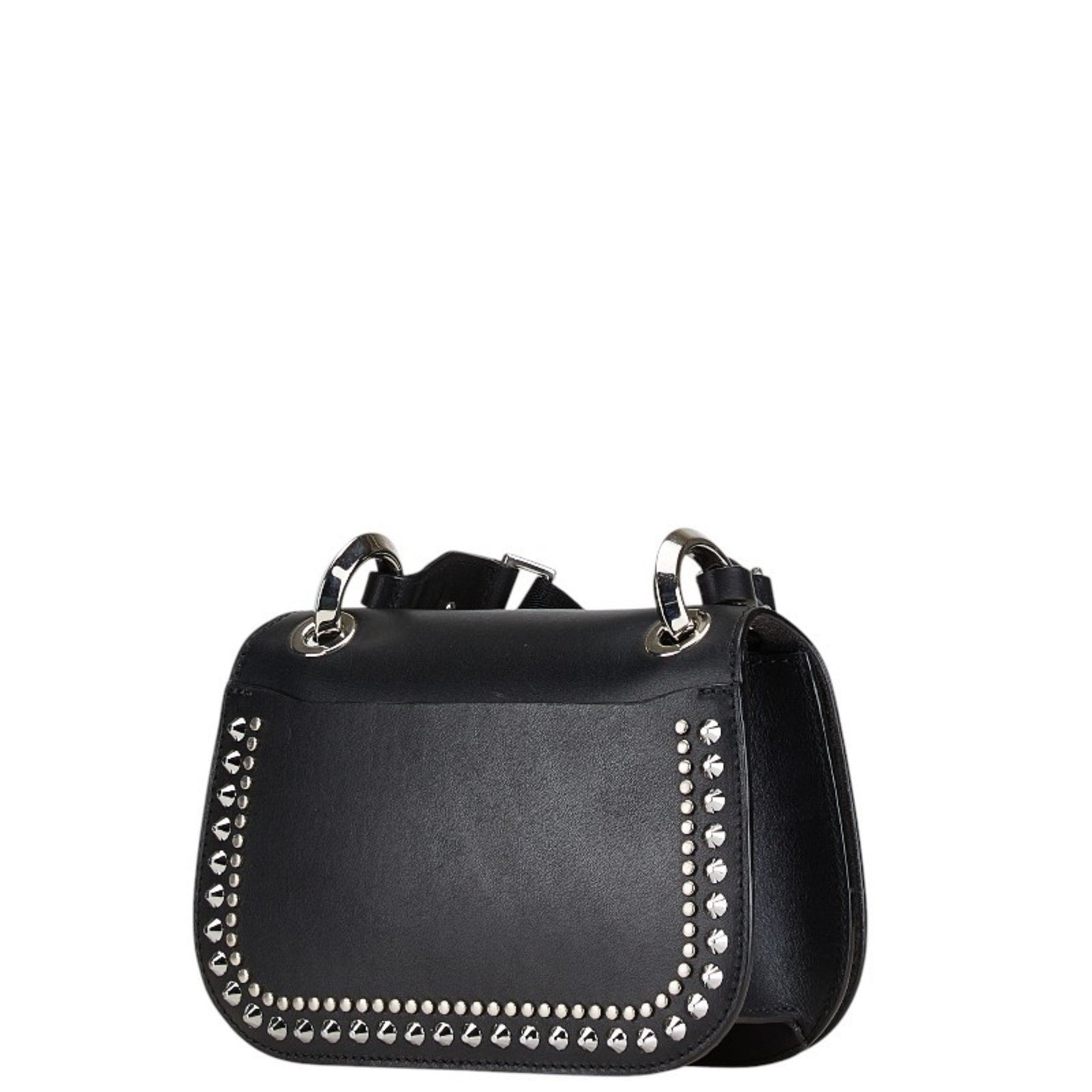 Jimmy Choo Varenne Studded Shoulder Bag Crossbody Leather