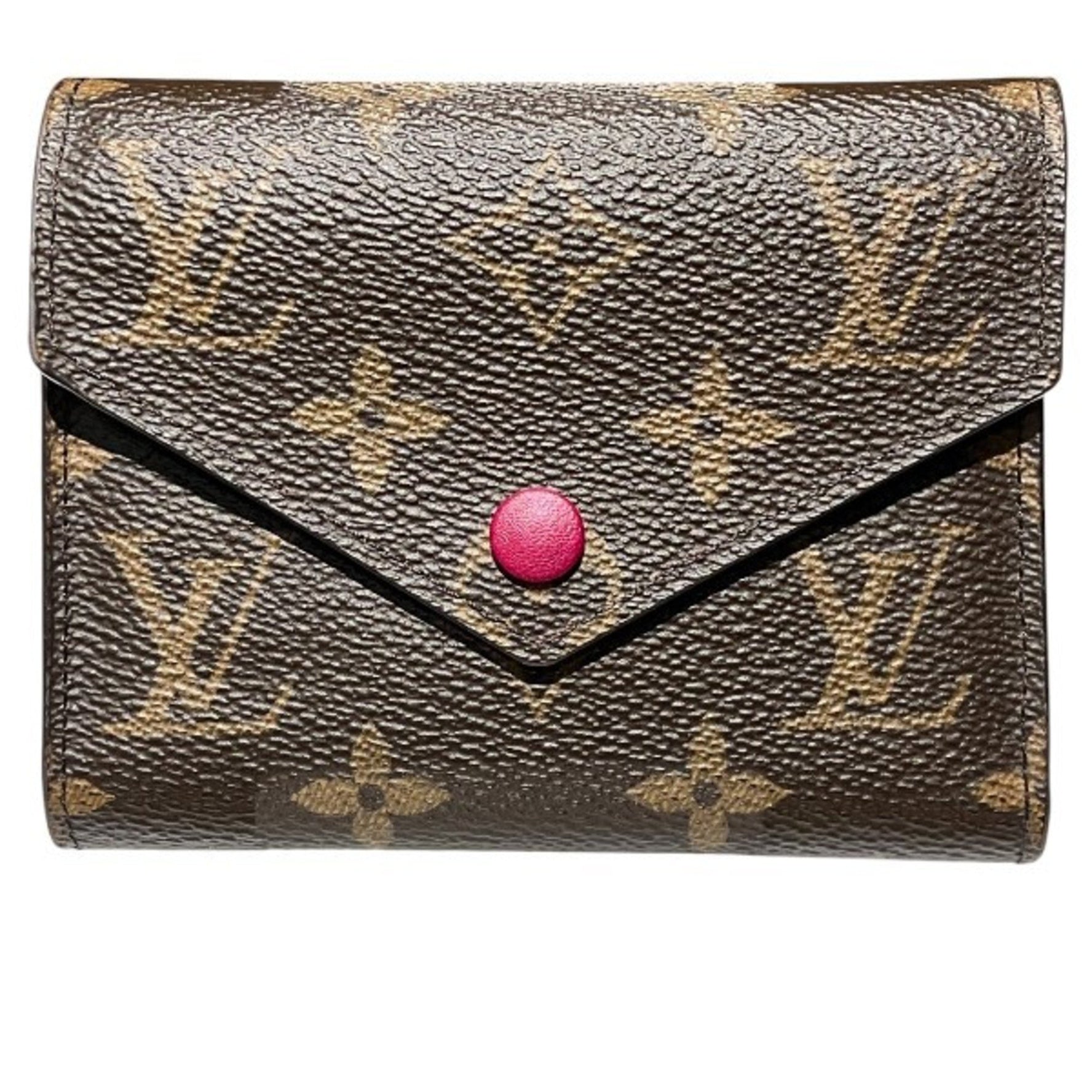 Louis Vuitton Monogram Portefeuille Victorine M41938 Tri-fold Wallet for Women