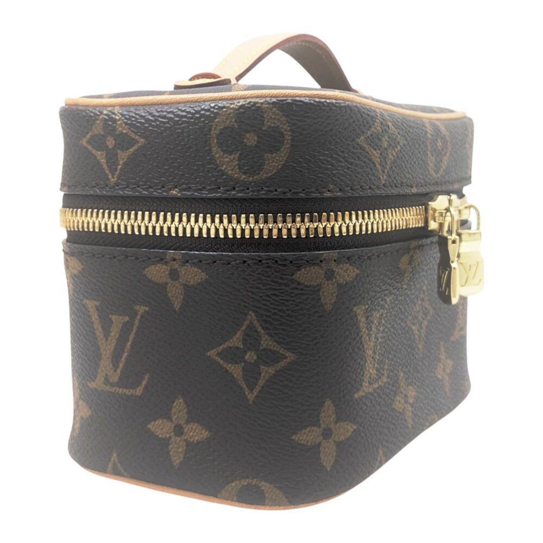 Louis Vuitton Monogram Nice Nano Vanity Leather Handbag Pouch