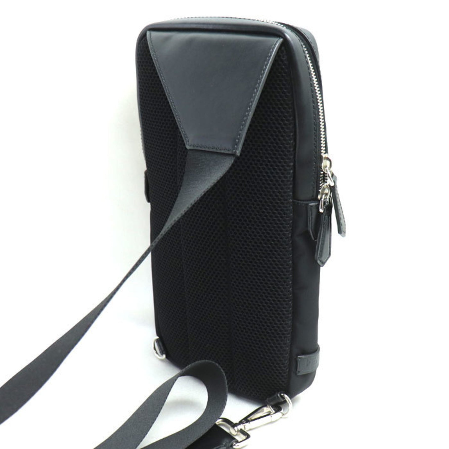 FENDI Bugs Monster Body Bag Black 7VZ033 Unisex