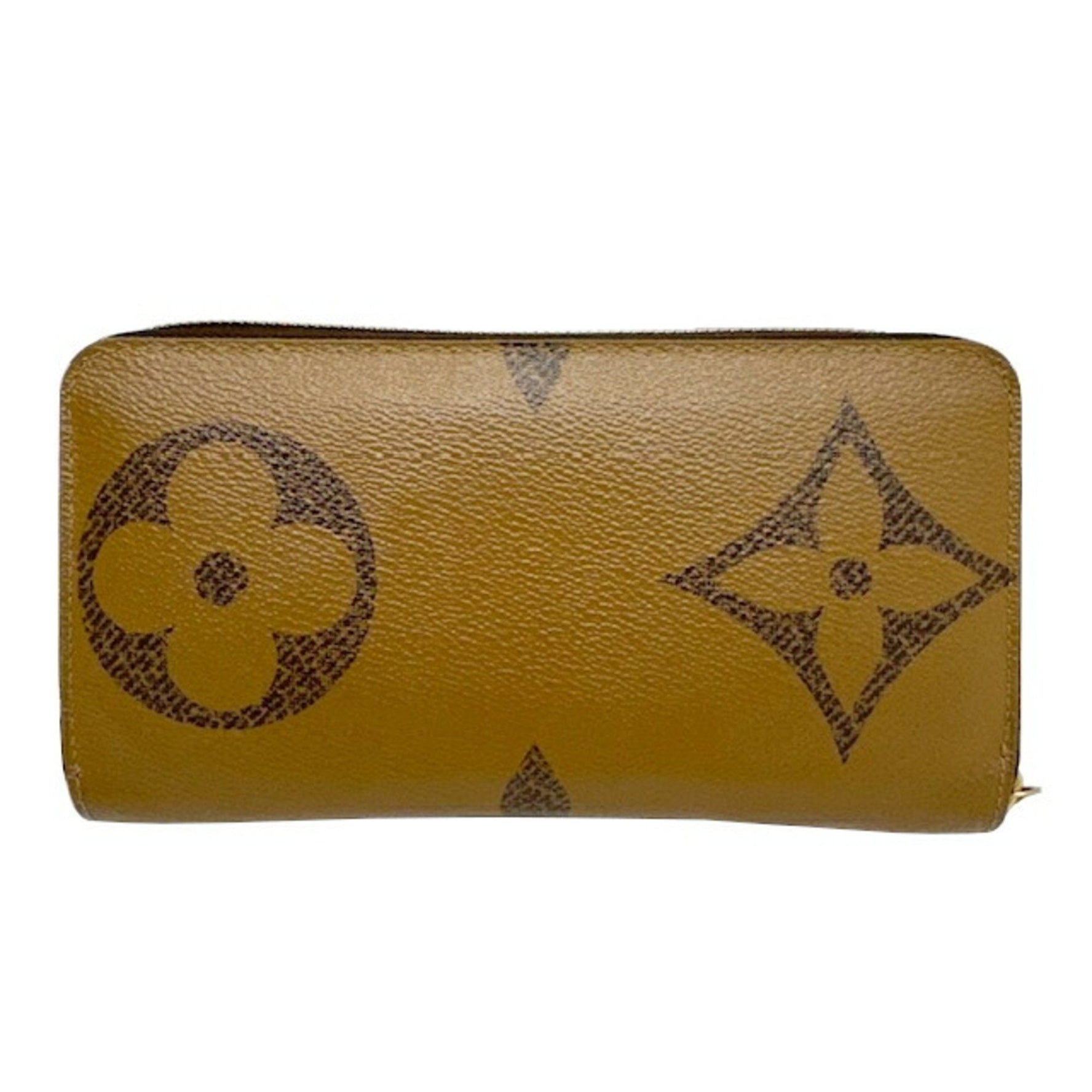 LOUIS VUITTON Louis Vuitton Monogram Giant Reverse Zippy Wallet Long Brown M67687 GI1159 Men's Women's
