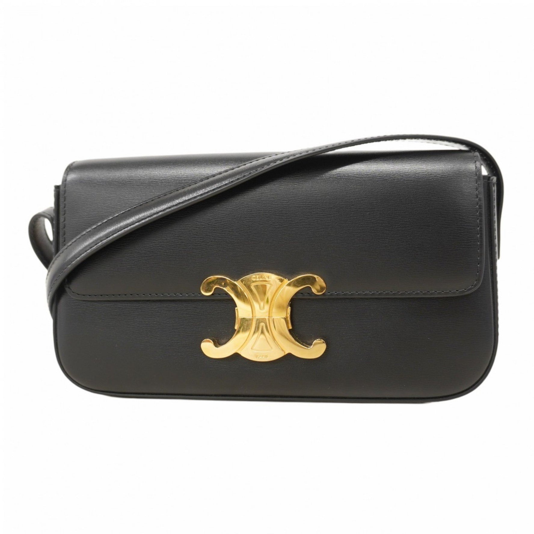 Celine Triomphe Shoulder Bag in Leather