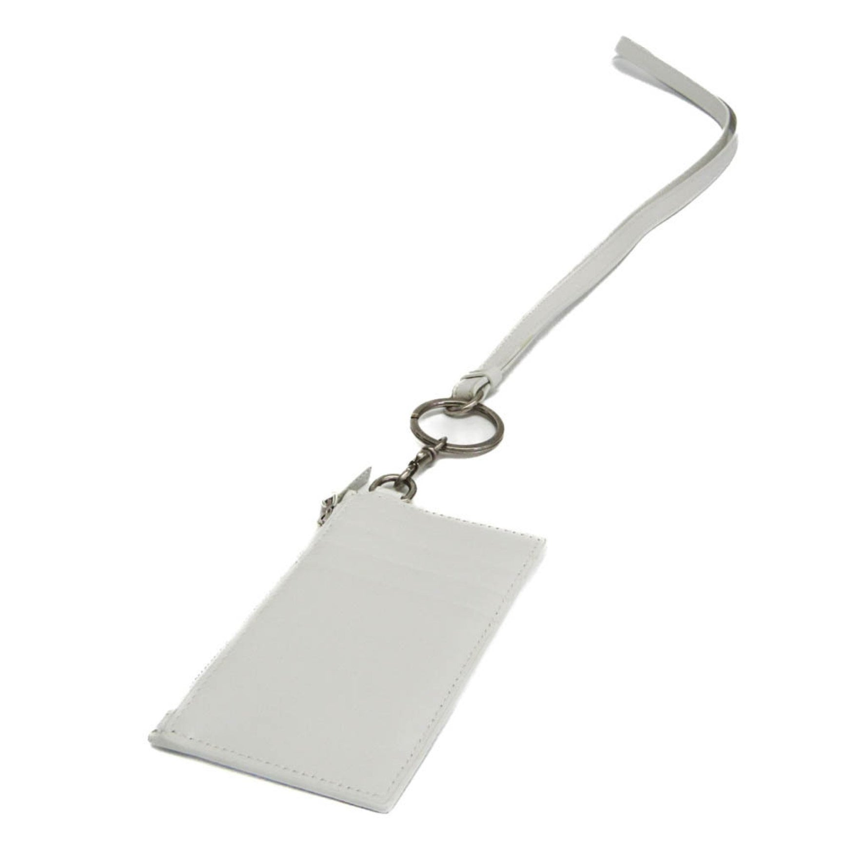 Balenciaga Coin Card Holder Men,Women Leather Coin Purse/coin Case White