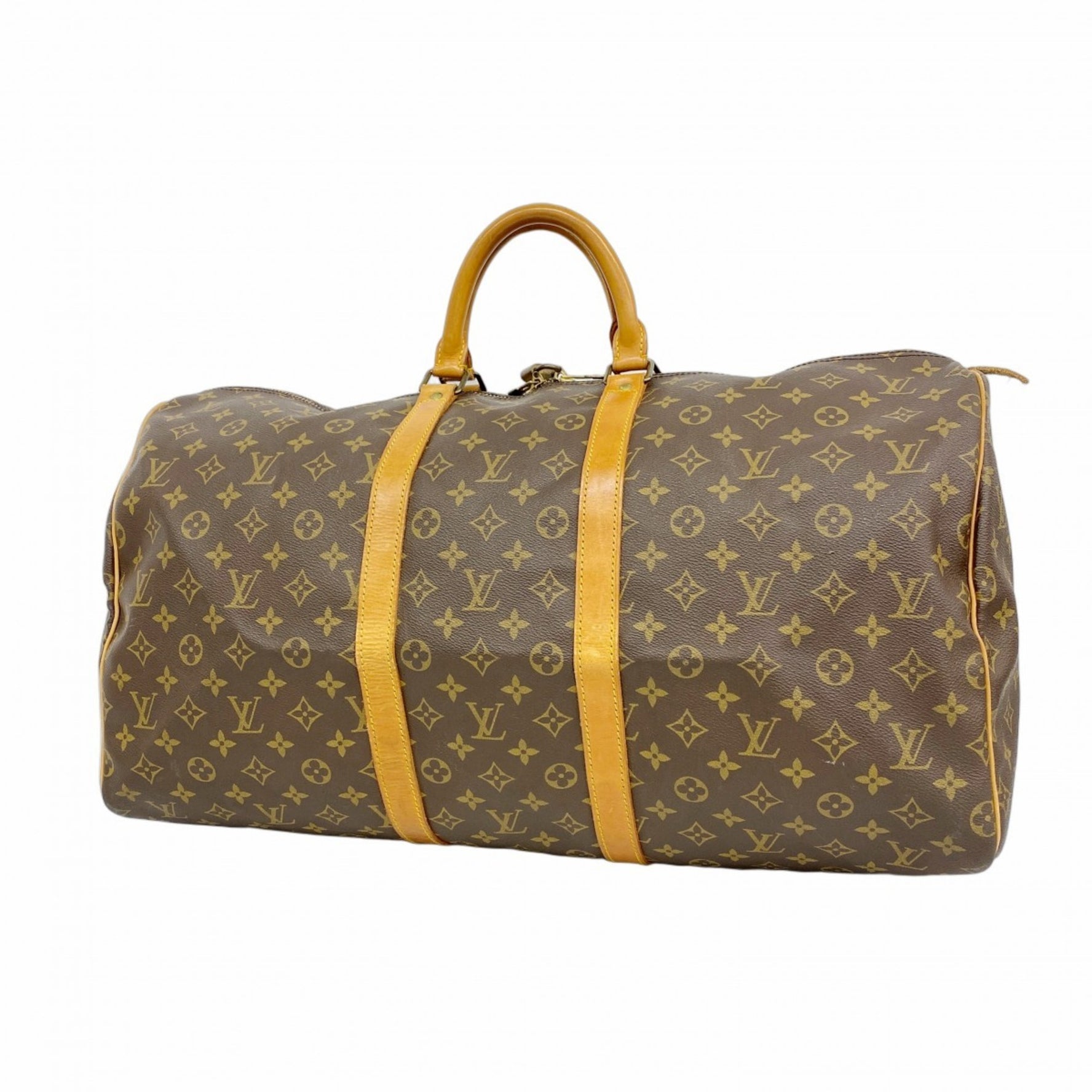Louis Vuitton Monogram Keepall 55 Boston Bag Men's and