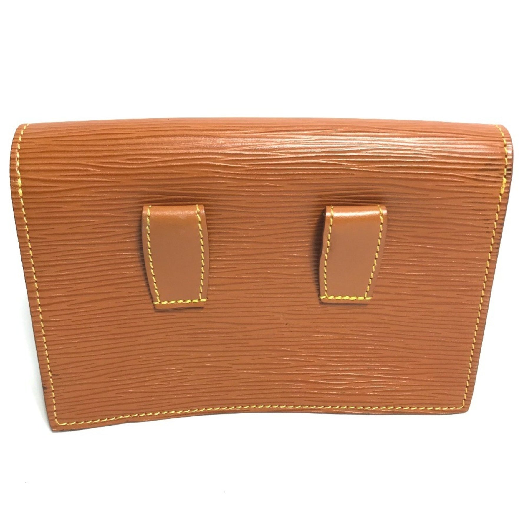 Louis Vuitton Epi Santur Tilsit Pouch Only Leather Kenyan Brown