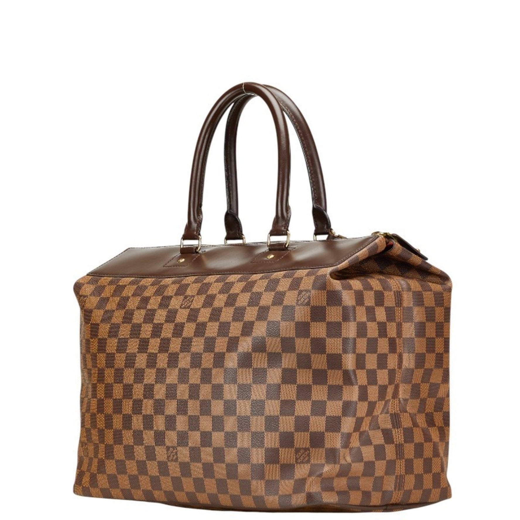 Louis Vuitton Damier Greenwich PM Boston Bag PVC Leather