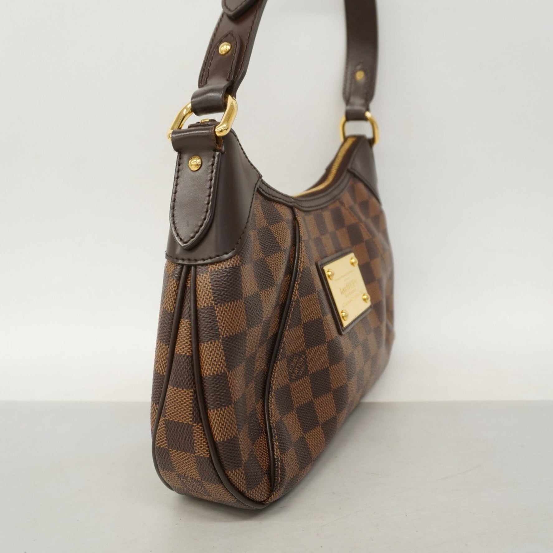 Louis Vuitton Damier Thames PM Shoulder Bag N48180 Ebene for Women