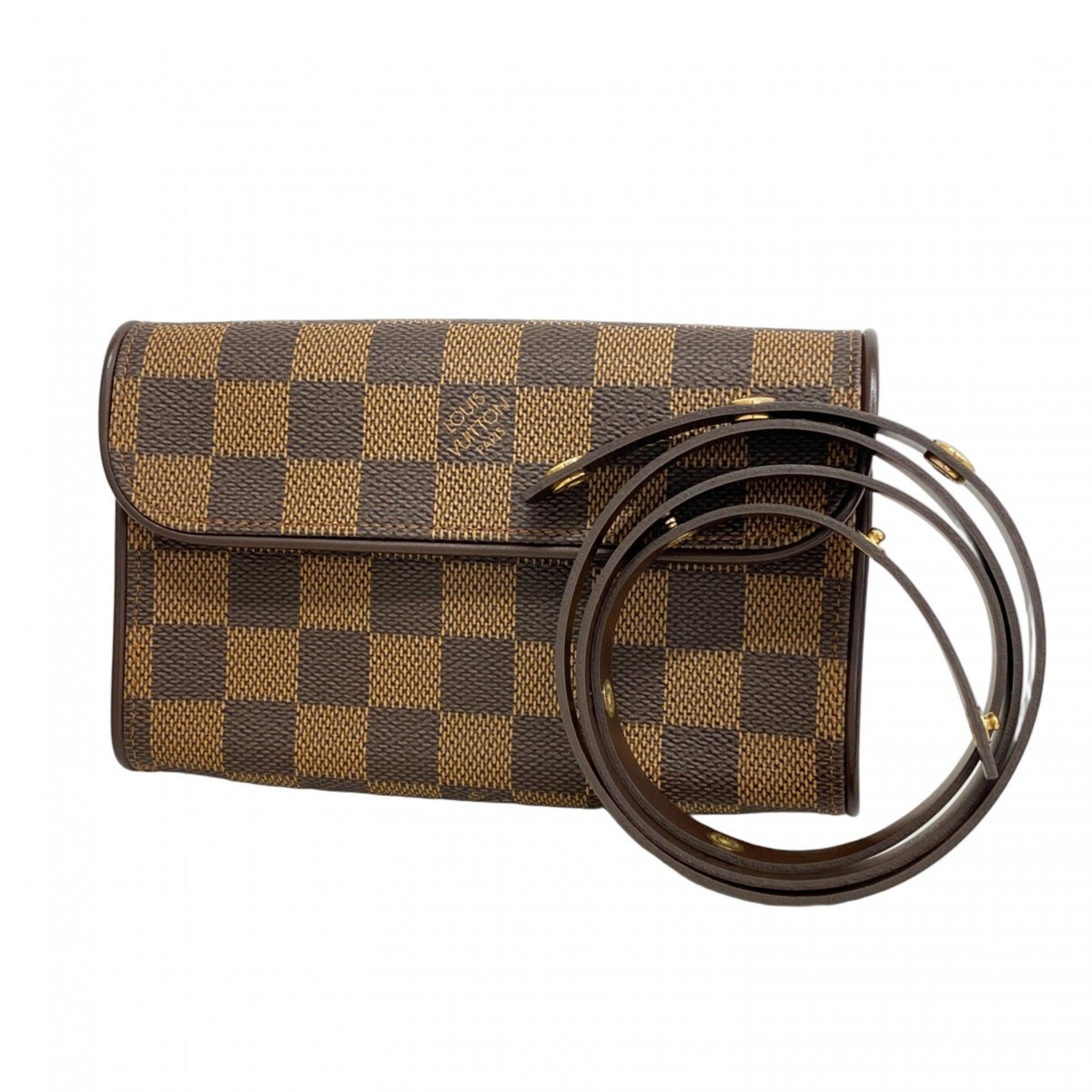 Louis Vuitton Damier Pochette Florentine Waist Bag N51856 Brown SPO Women's P328578