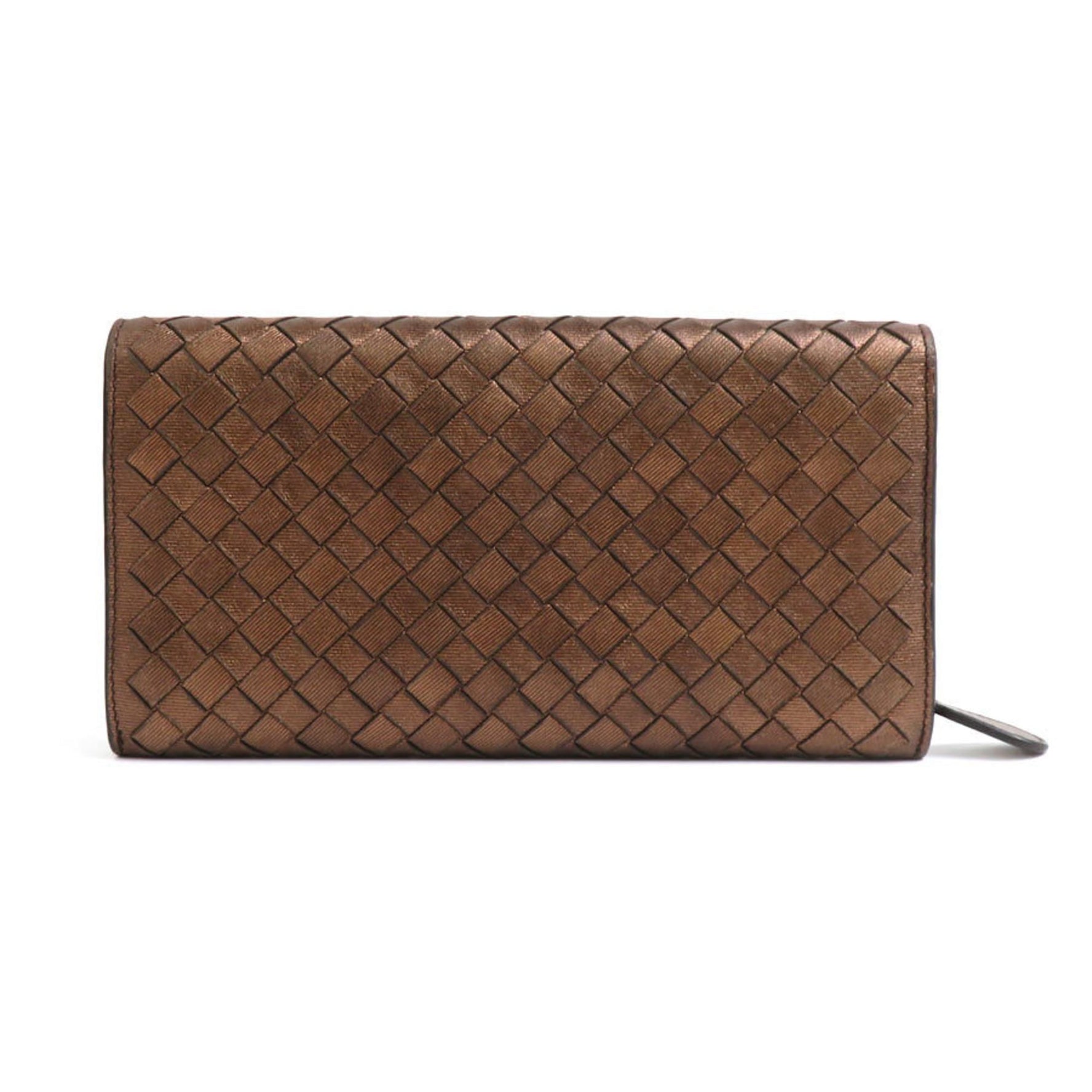 Bottega Veneta Long Wallet Intrecciato Leather
