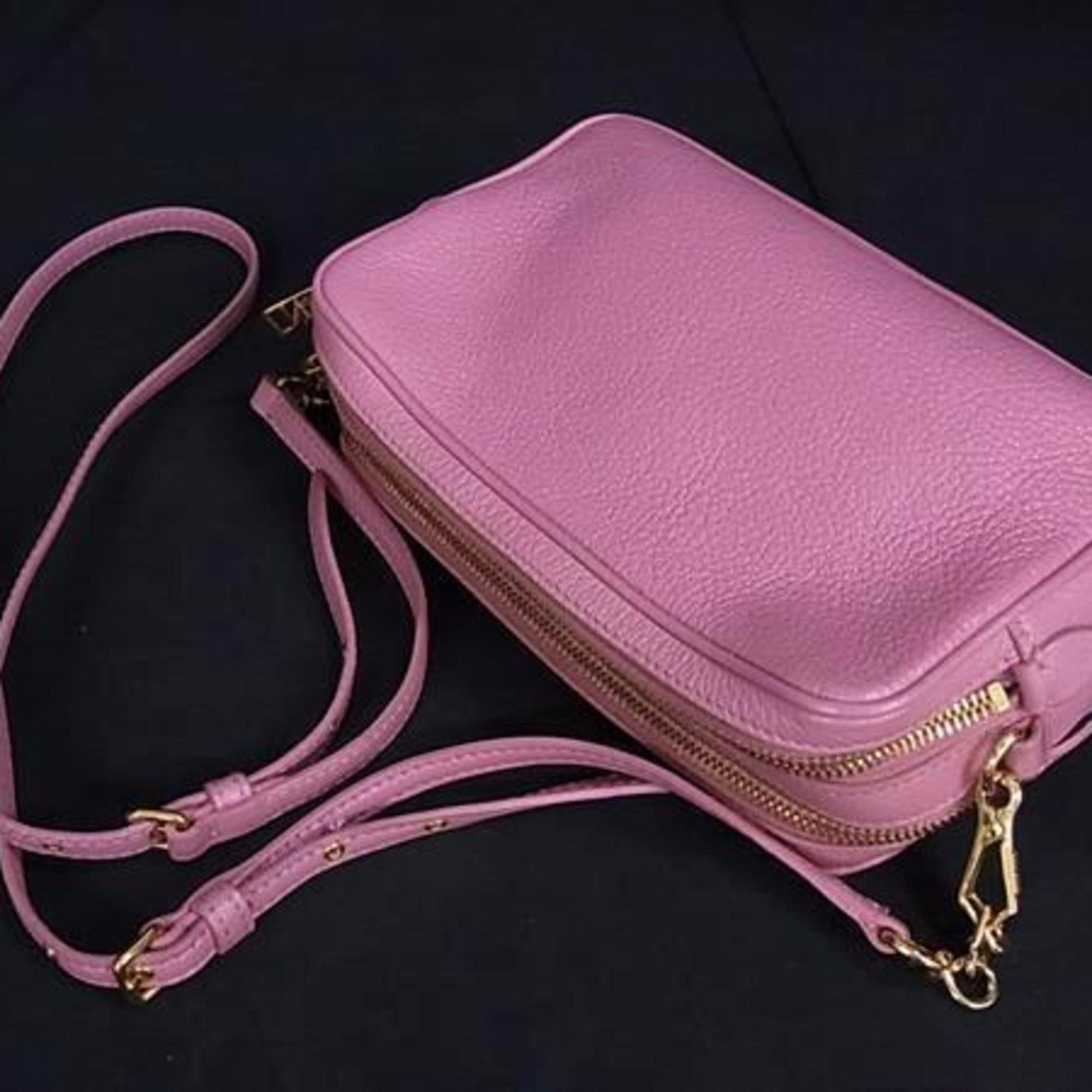 Miu Miu Miu Madras Shoulder Bag Leather Pochette