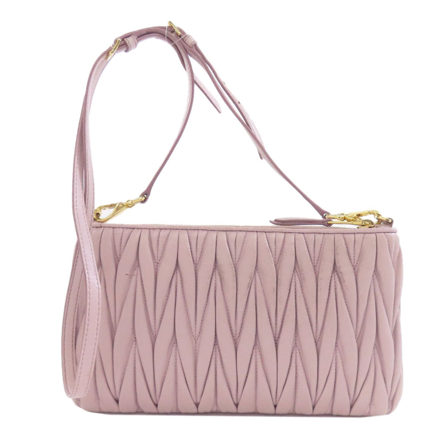 Miu Miu Miu Matelasse Shoulder Bag in Calfskin