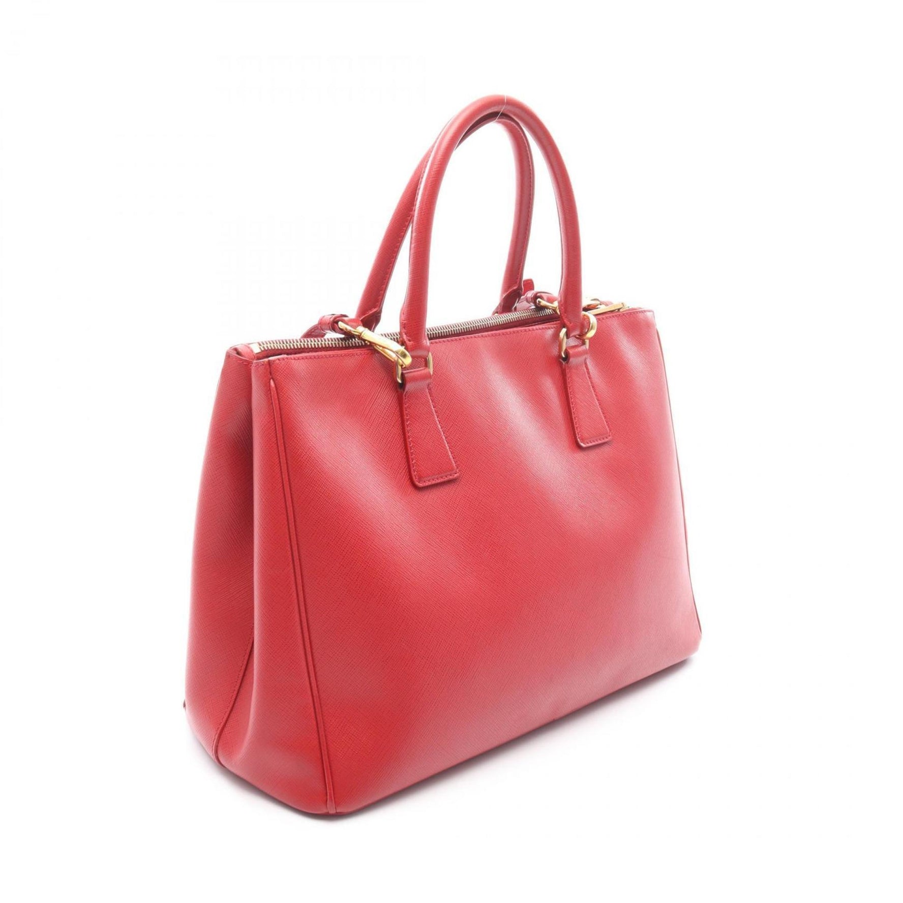Prada SAFFIANO LUX Galleria handbag in Saffiano leather red.