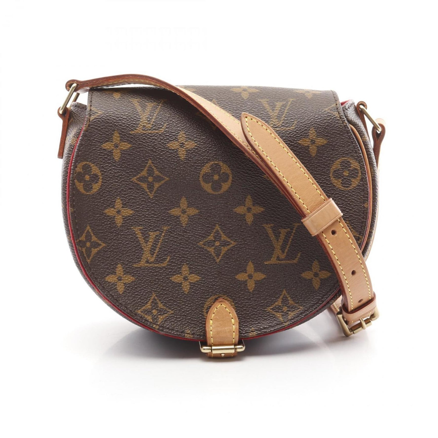 Louis Vuitton LOUIS VUITTON Tan Blanc Monogram Shoulder Bag Coated Canvas Leather Women's Brown M51179