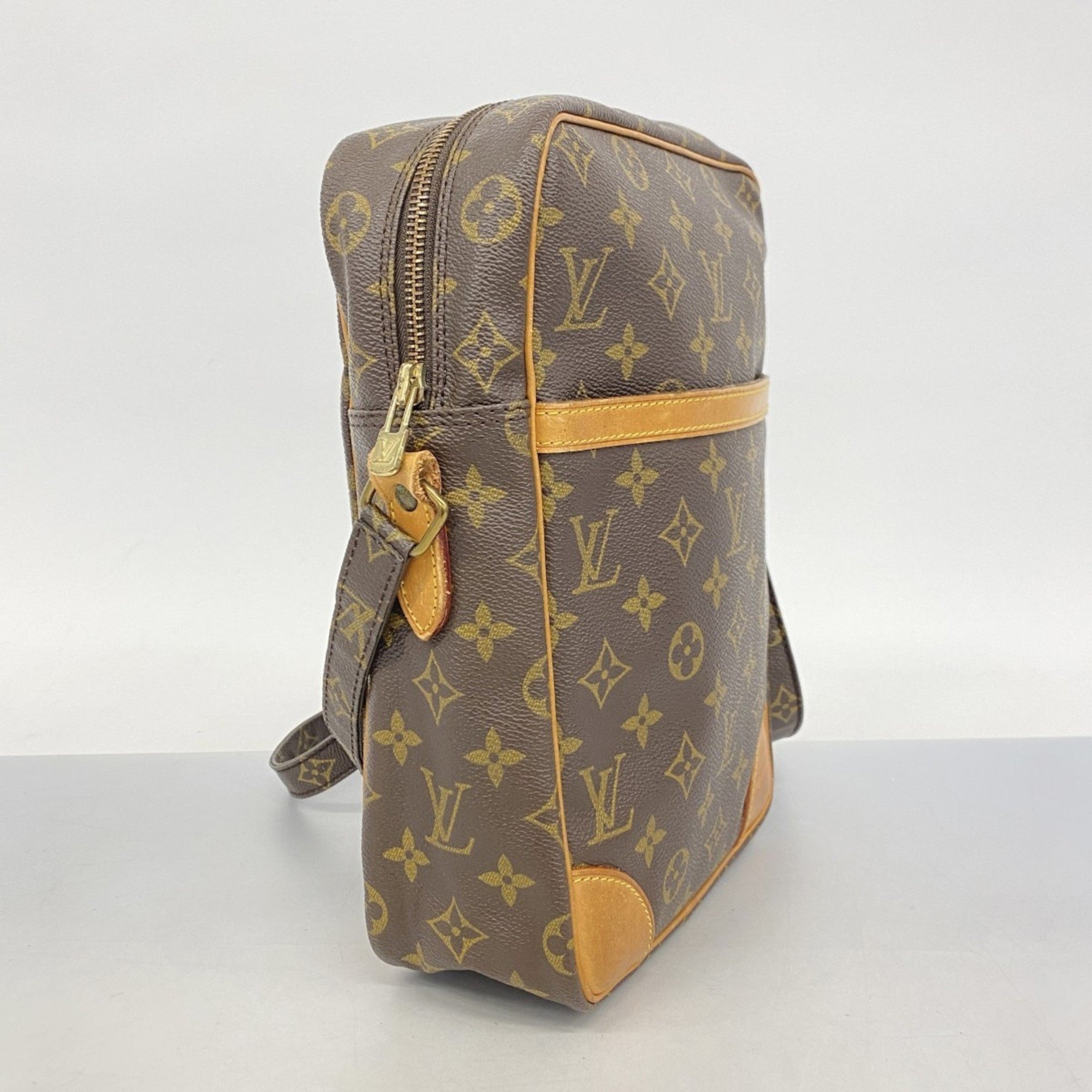 Louis Vuitton Monogram Danube MM Shoulder Bag M45264 Brown Women's