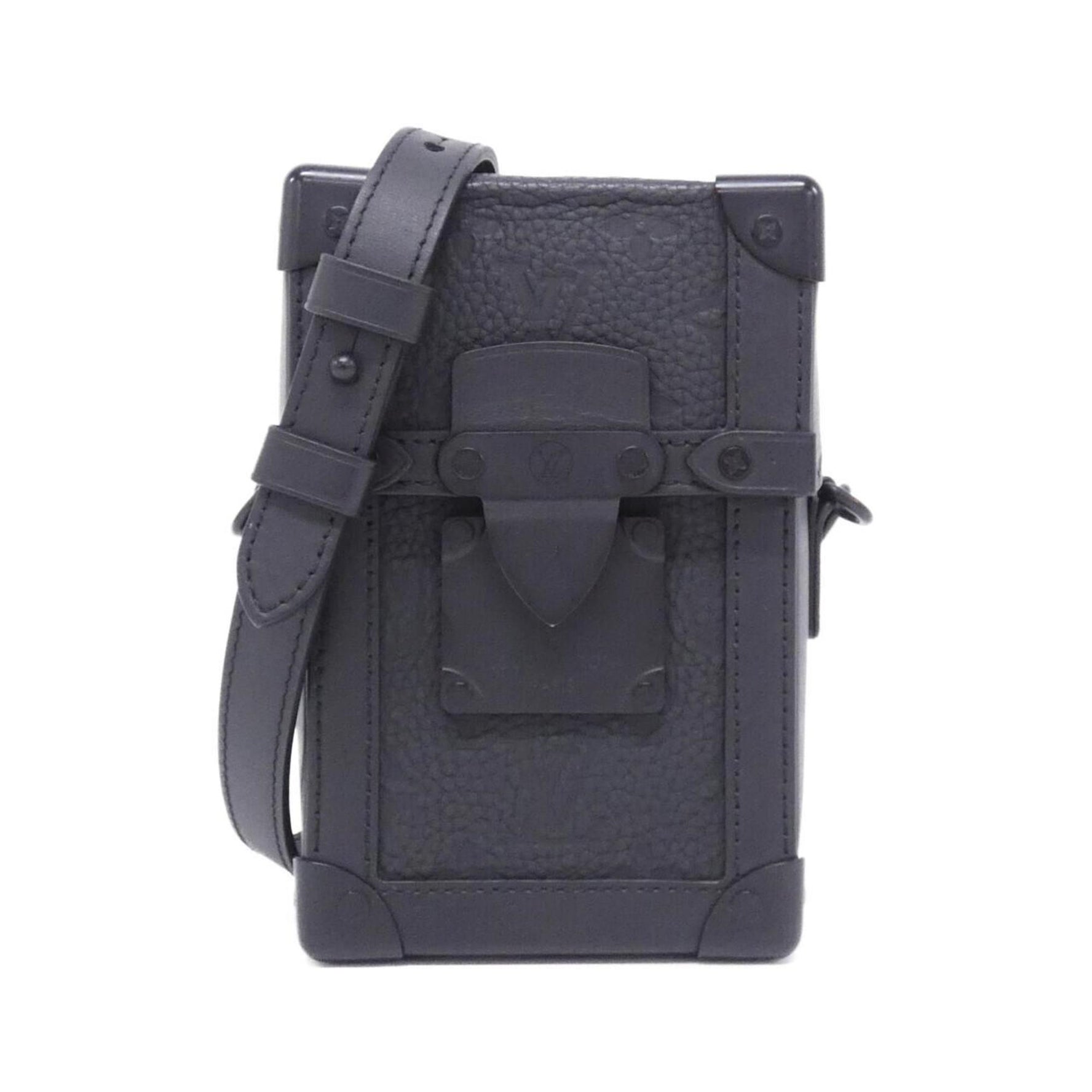 Louis Vuitton Taurillon Monogram Vertical Trunk Wearable Wallet Shoulder Bag