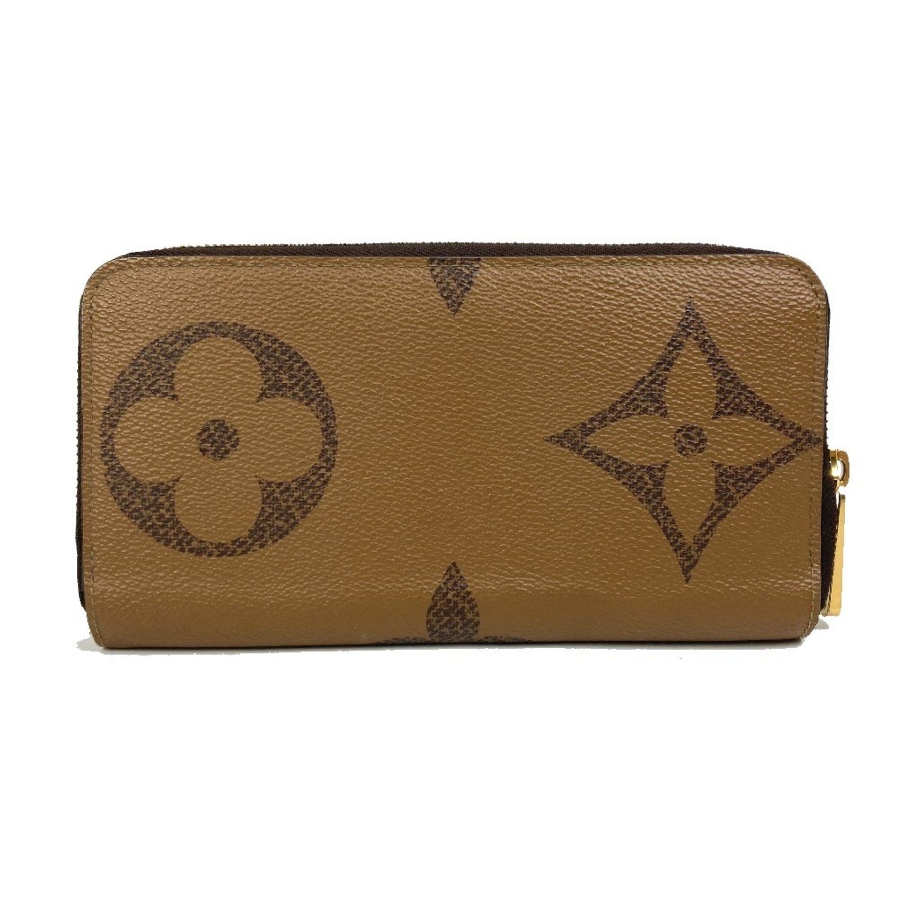 LOUIS VUITTON M69353 Monogram Giant Zippy Wallet, Round Zipper Long Canvas, Women's, Brown
