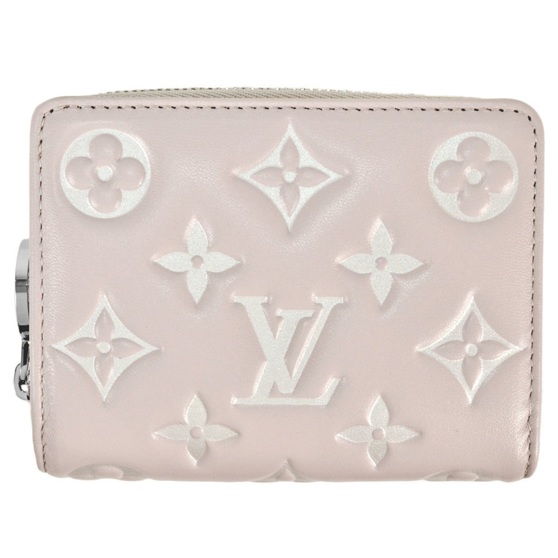 Louis Vuitton Portefeuille Lou Bi-fold Wallet Lambskin Bloom RFID Monogram