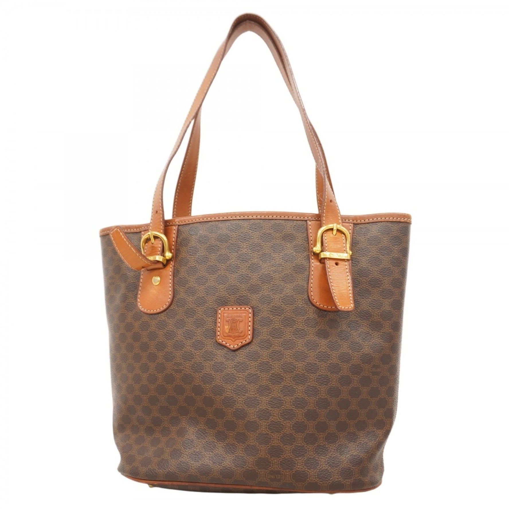 Celine tote bag, Macadam, brown, for women