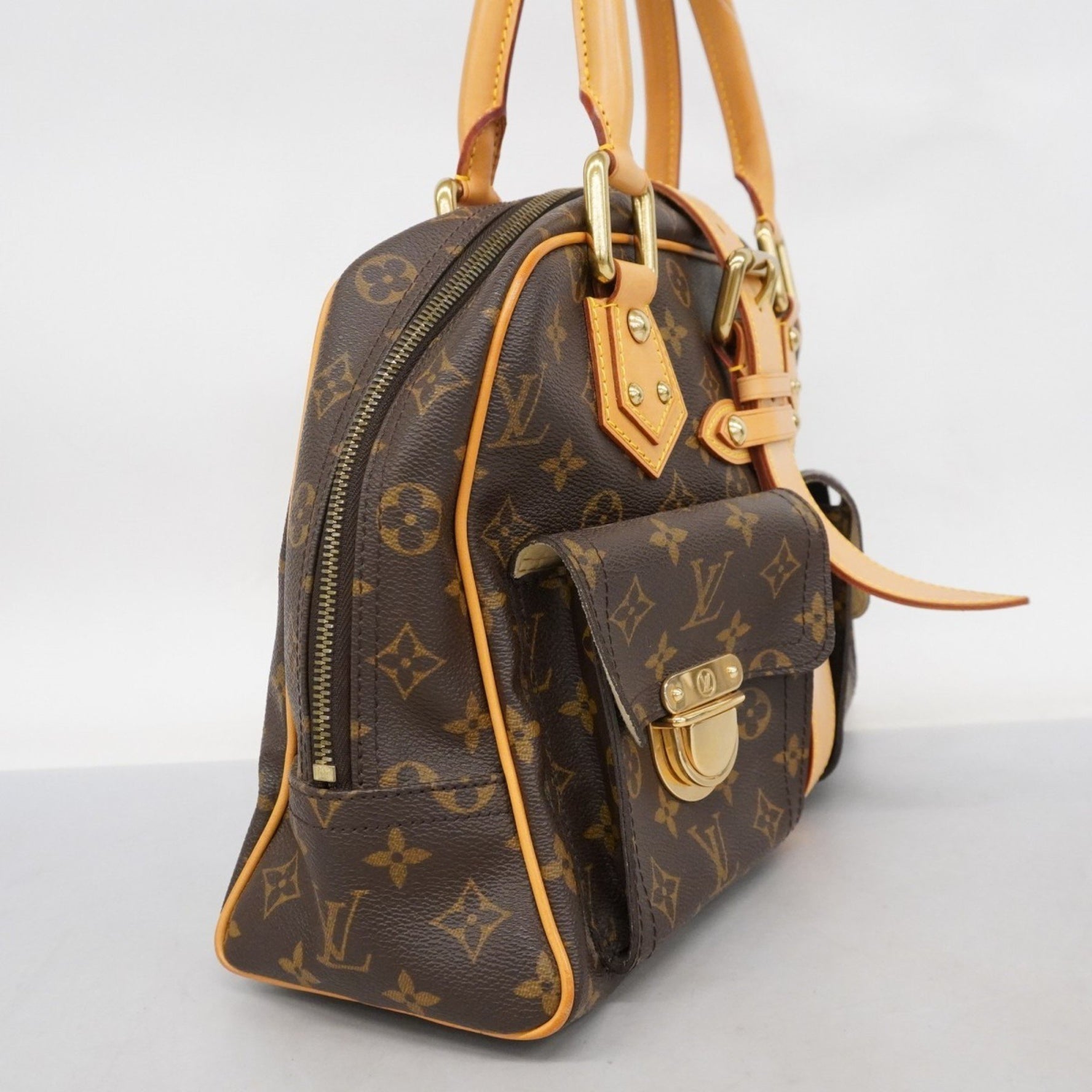 Louis Vuitton Monogram Manhattan GM Handbag M40025 Brown Women's P1160977