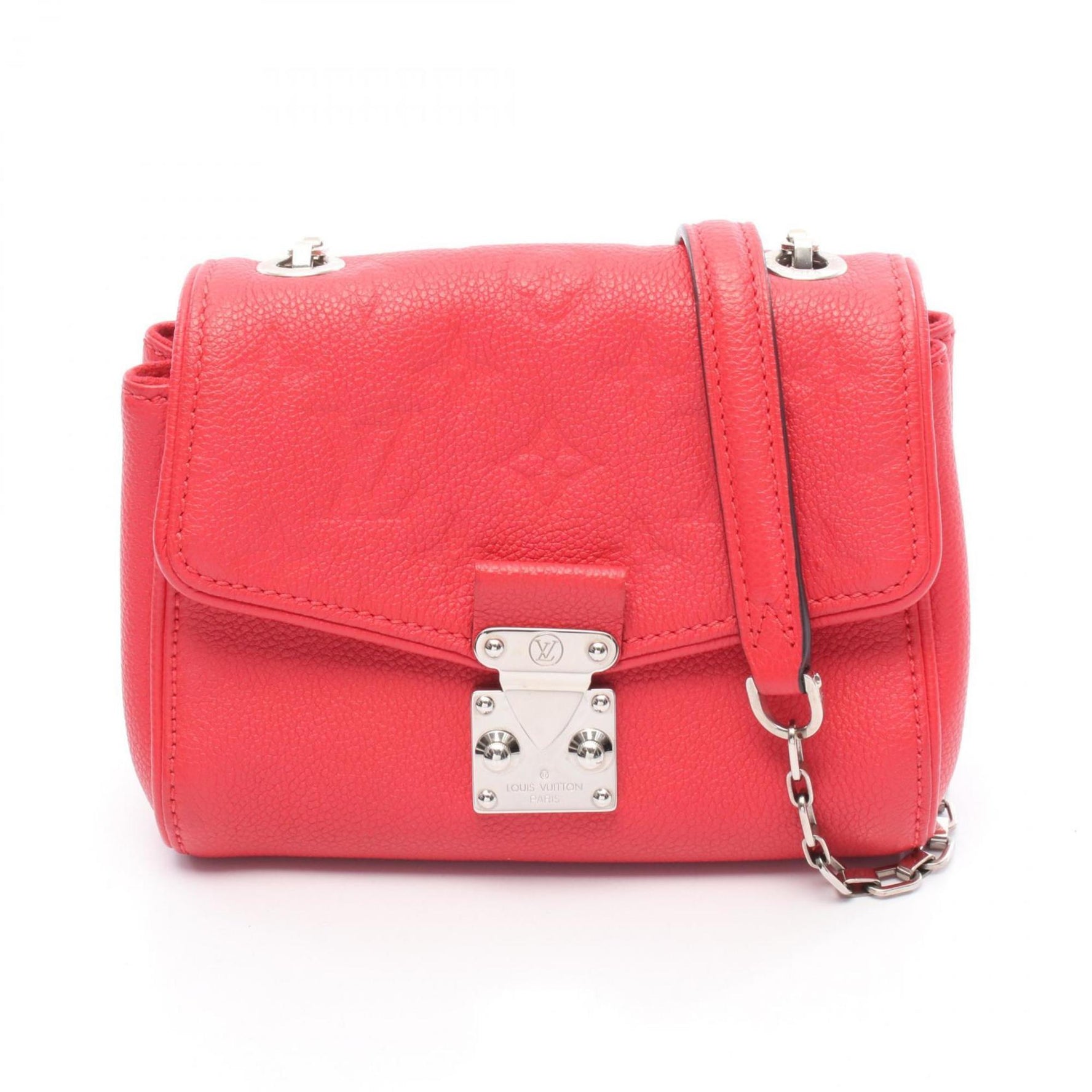 Louis Vuitton Saint-Germain BB Shoulder Bag in Monogram Empreinte Leather, Red