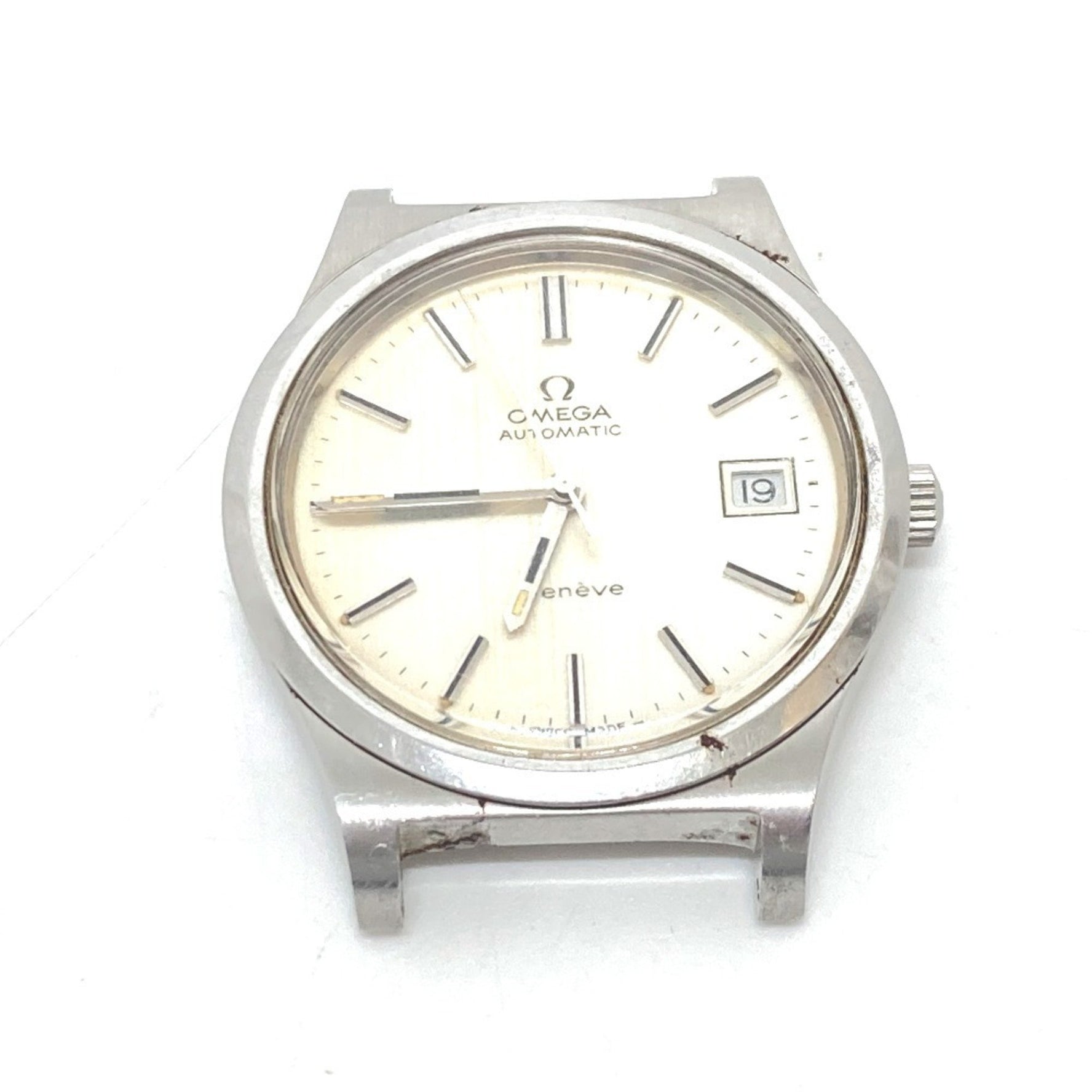 OMEGA Geneva Date Automatic Watch Stainless Steel Silver