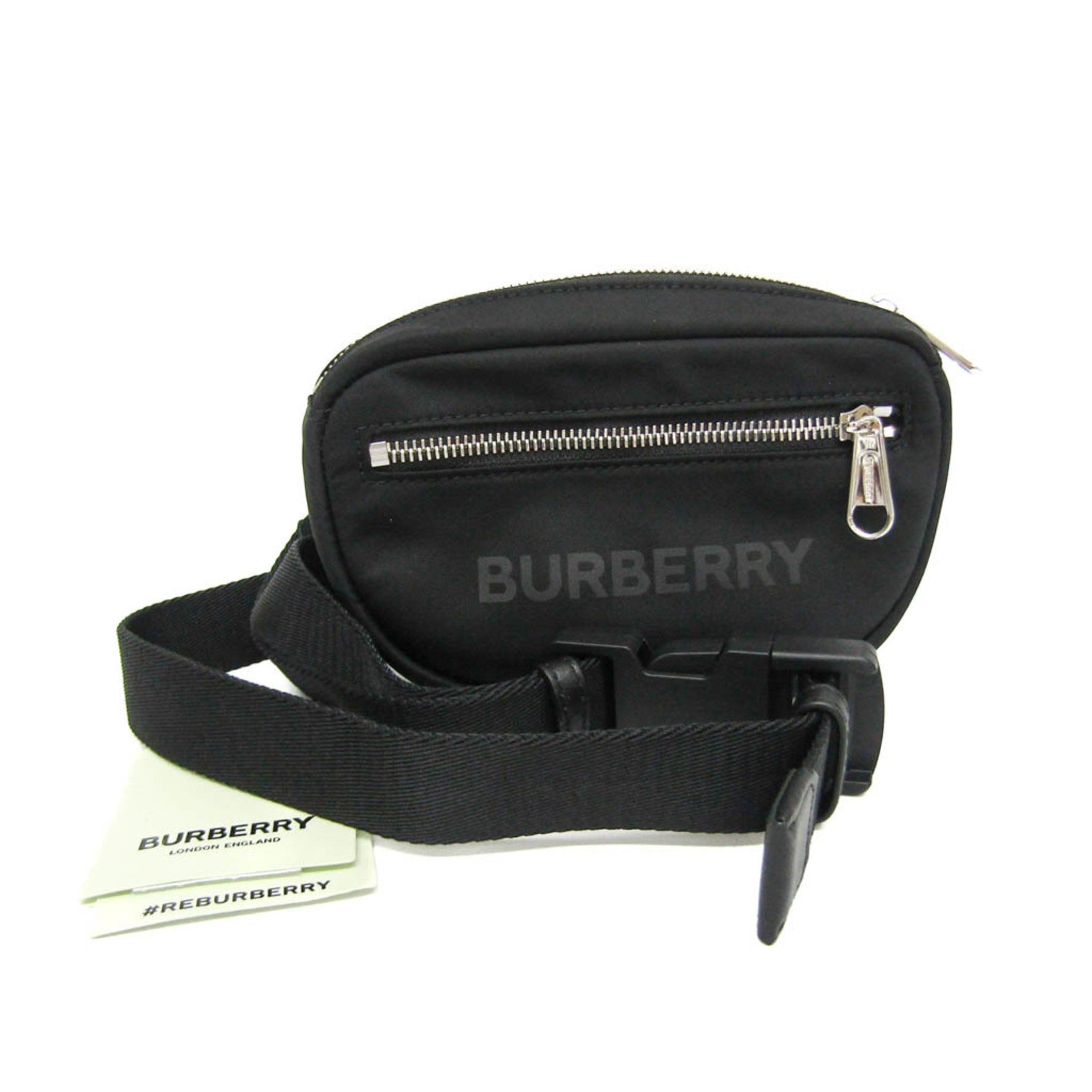 Burberry Men,Women Nylon Fanny Pack Black