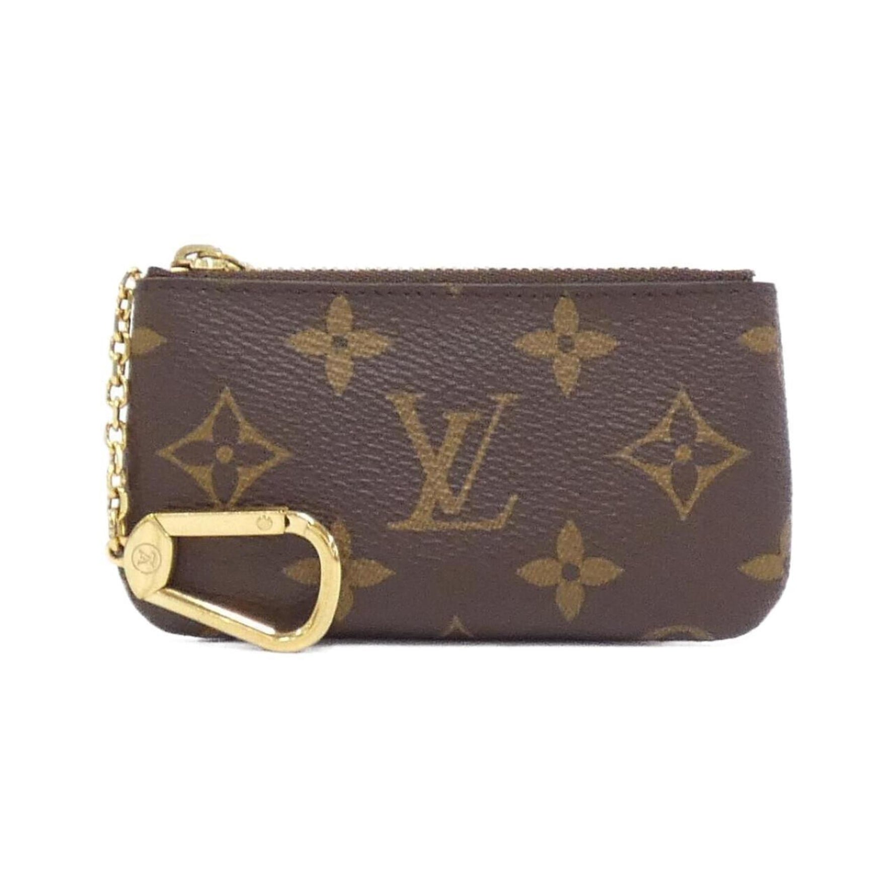 Louis Vuitton Monogram Card Key Case Pochette Cle Coin &
