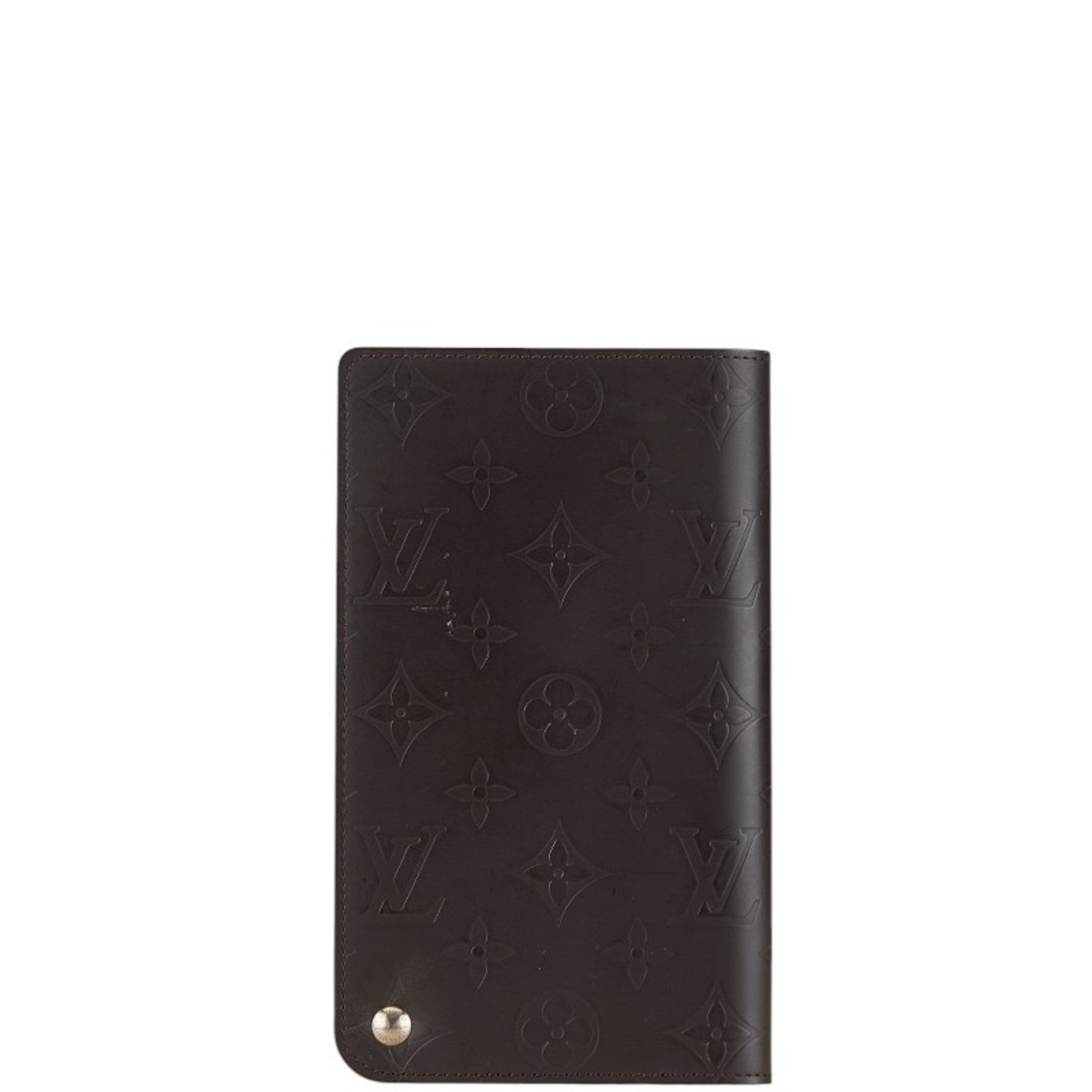 Louis Vuitton Monogram Glace Hoist Bi-fold Wallet M66450 Brown Leather Women's LOUIS VUITTON