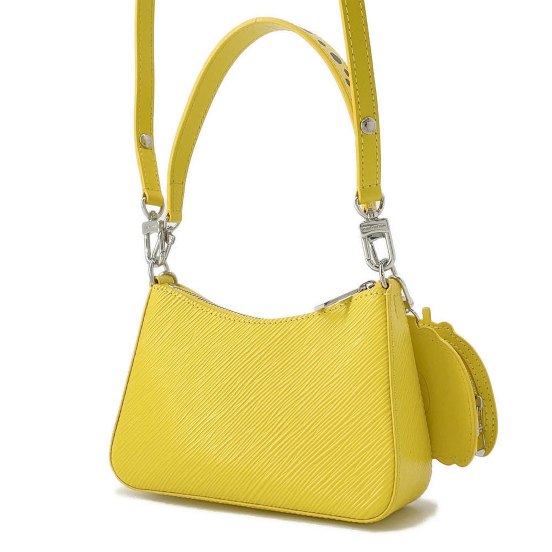 Louis Vuitton Shoulder Bag Epi LV×YK Malellini Yellow