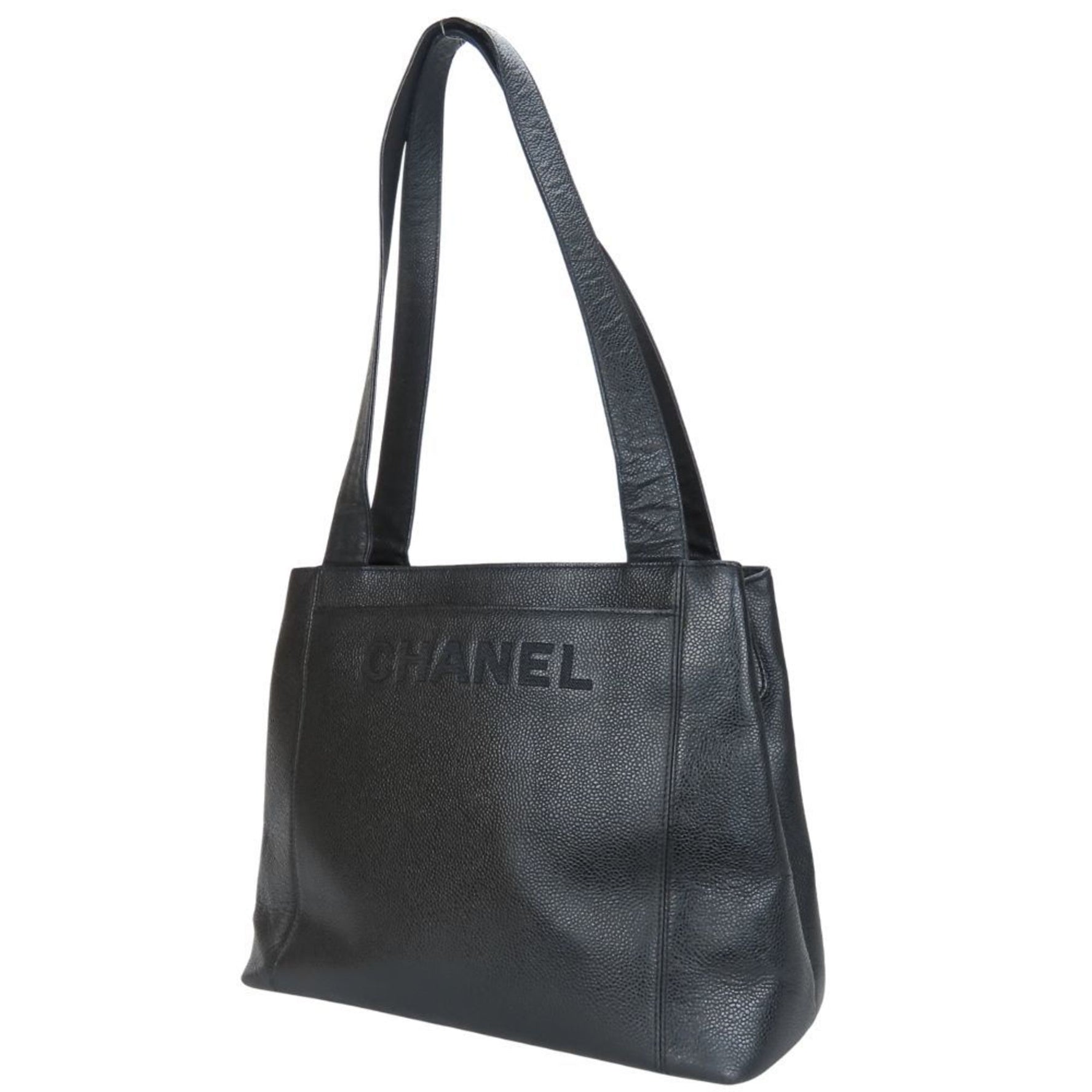 CHANEL Tote Bag, Caviar Skin, Embroidered, No. 4
